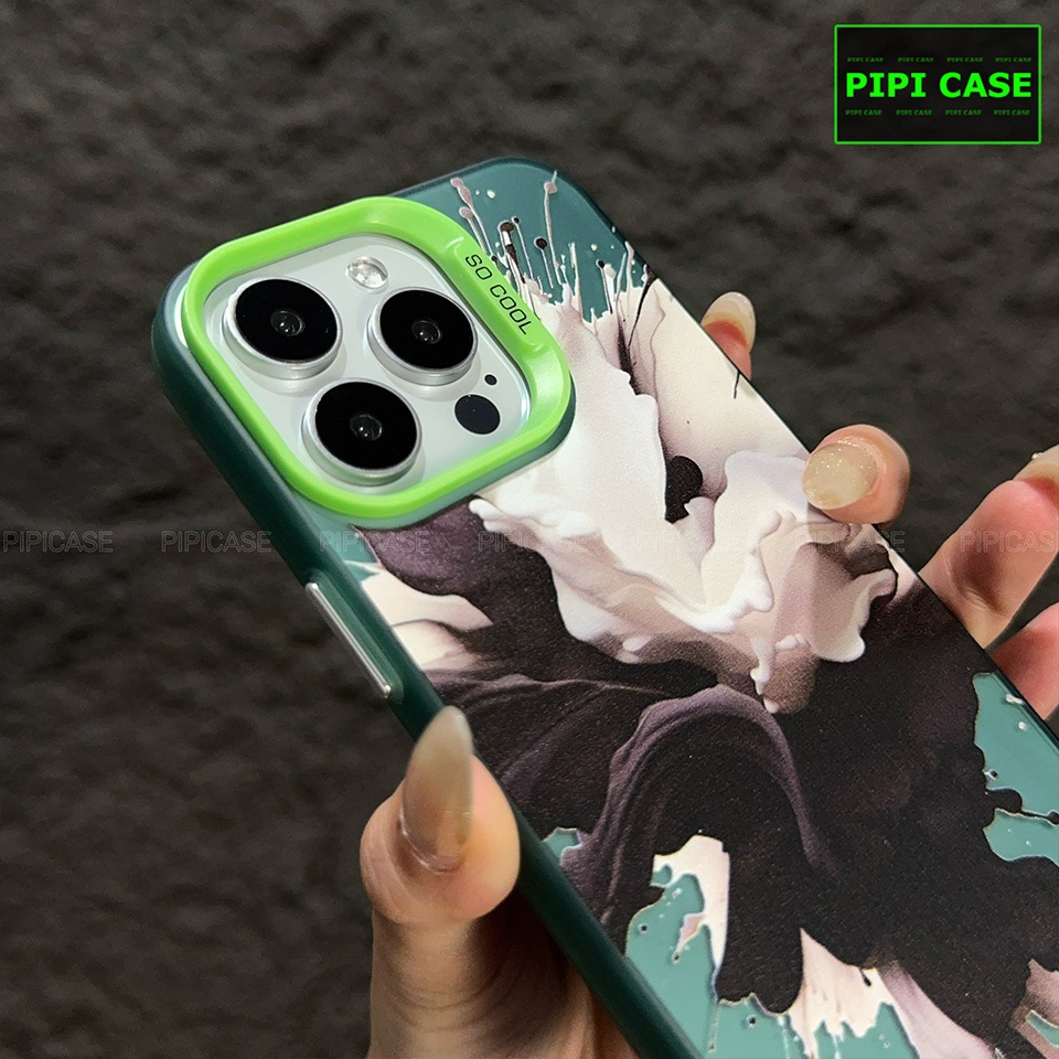 Ốp Lưng iPhone 16 Pro Max - Fuzi - Xanh Lá