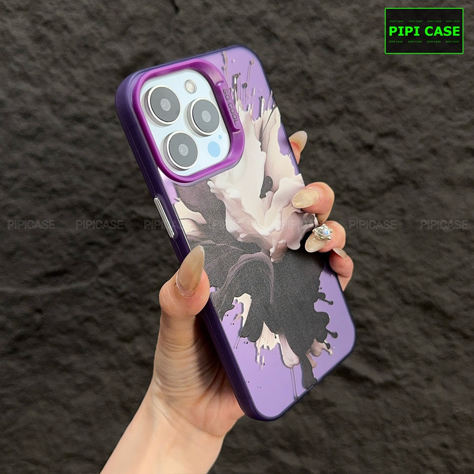 Ốp Lưng iPhone 15 Pro Max - Fuzi - Tím