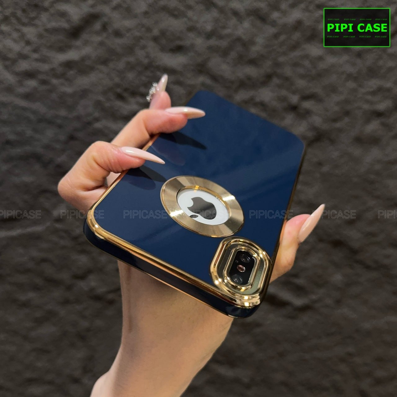 Ốp Lưng iPhone XS Max - Pandora - Xanh Dương