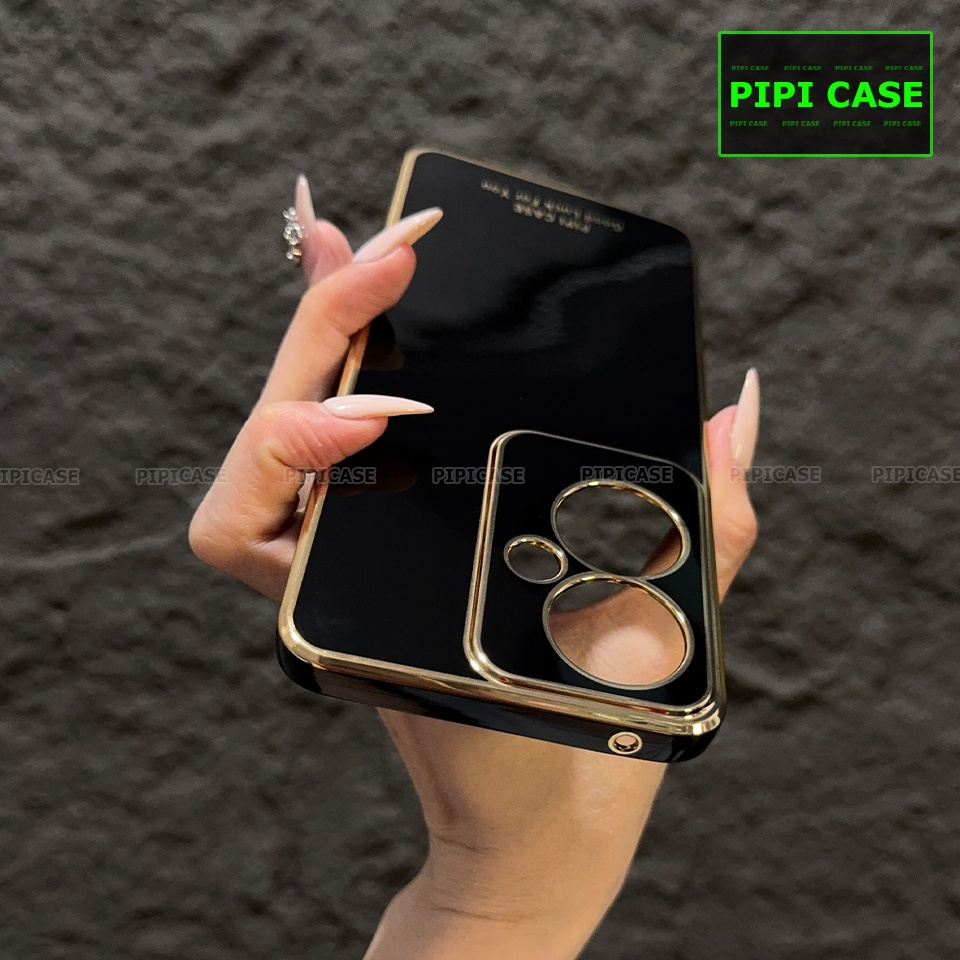 Ốp Lưng Oppo Reno 11F - Royal - Đen
