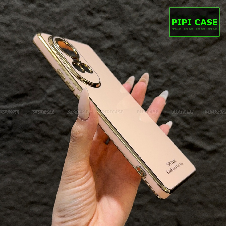 Ốp Lưng Oppo Reno 10 5G - Royal - Hồng Kem