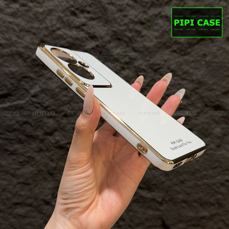 Ốp Lưng Oppo Reno 11F - Royal - Trắng