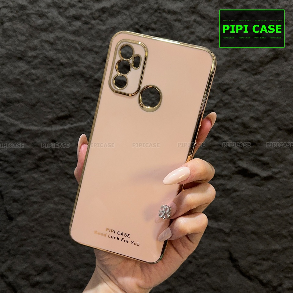Ốp Lưng Oppo A53 2020 - Royal - Hồng Kem