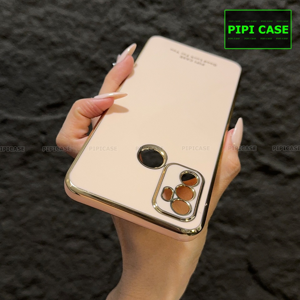 Ốp Lưng Oppo A53 2020 - Royal - Hồng Kem
