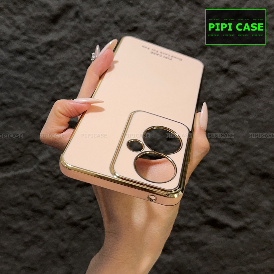 Ốp Lưng Oppo Reno 11F - Royal - Hồng Kem