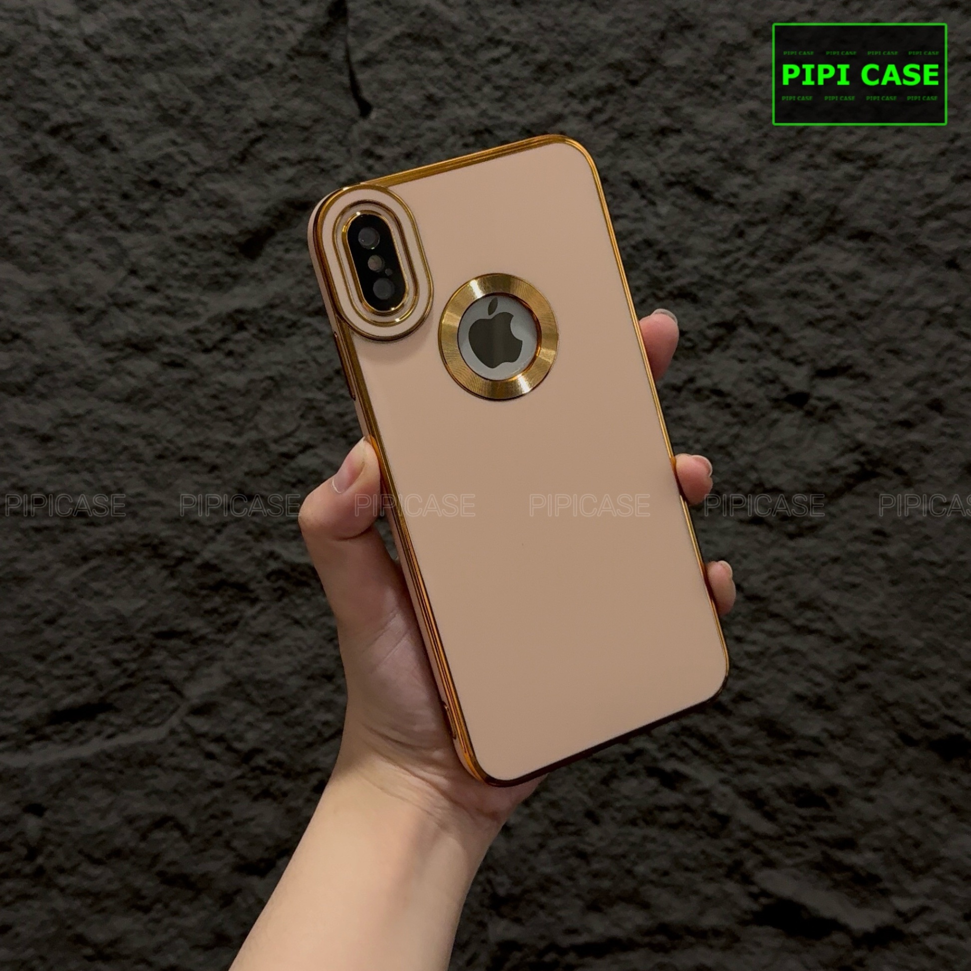 Ốp Lưng iPhone XS Max - Pandora - Vàng Hồng 2