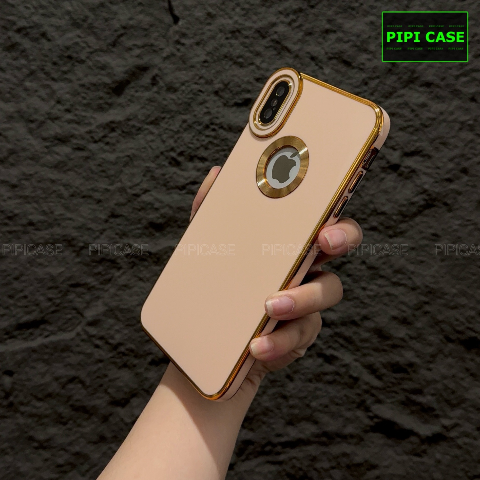 Ốp Lưng iPhone XS Max - Pandora - Vàng Hồng 2