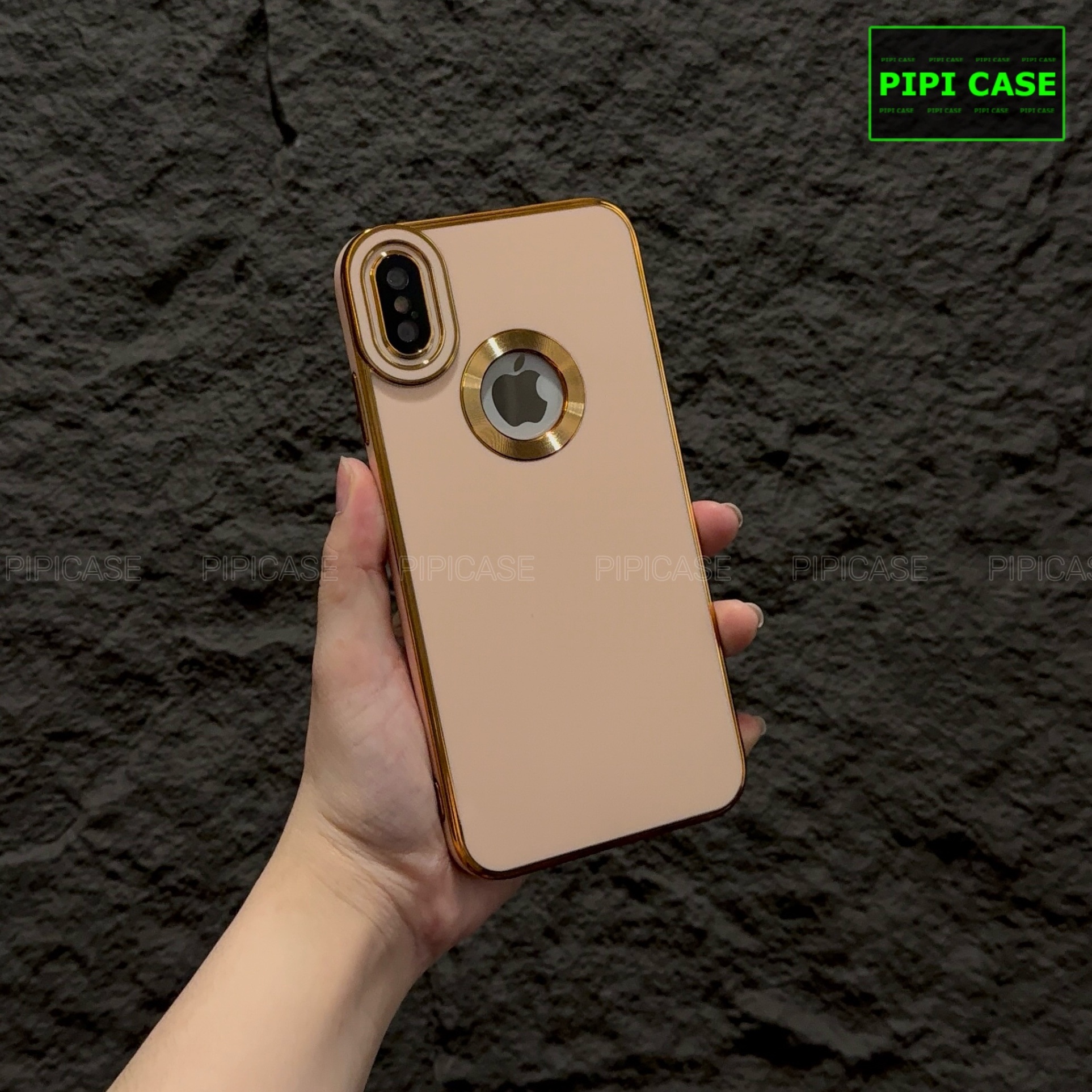 Ốp Lưng iPhone XS Max - Pandora - Vàng Hồng 2