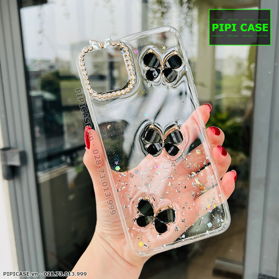 Ốp Lưng iPhone 12 - Bow - Đen