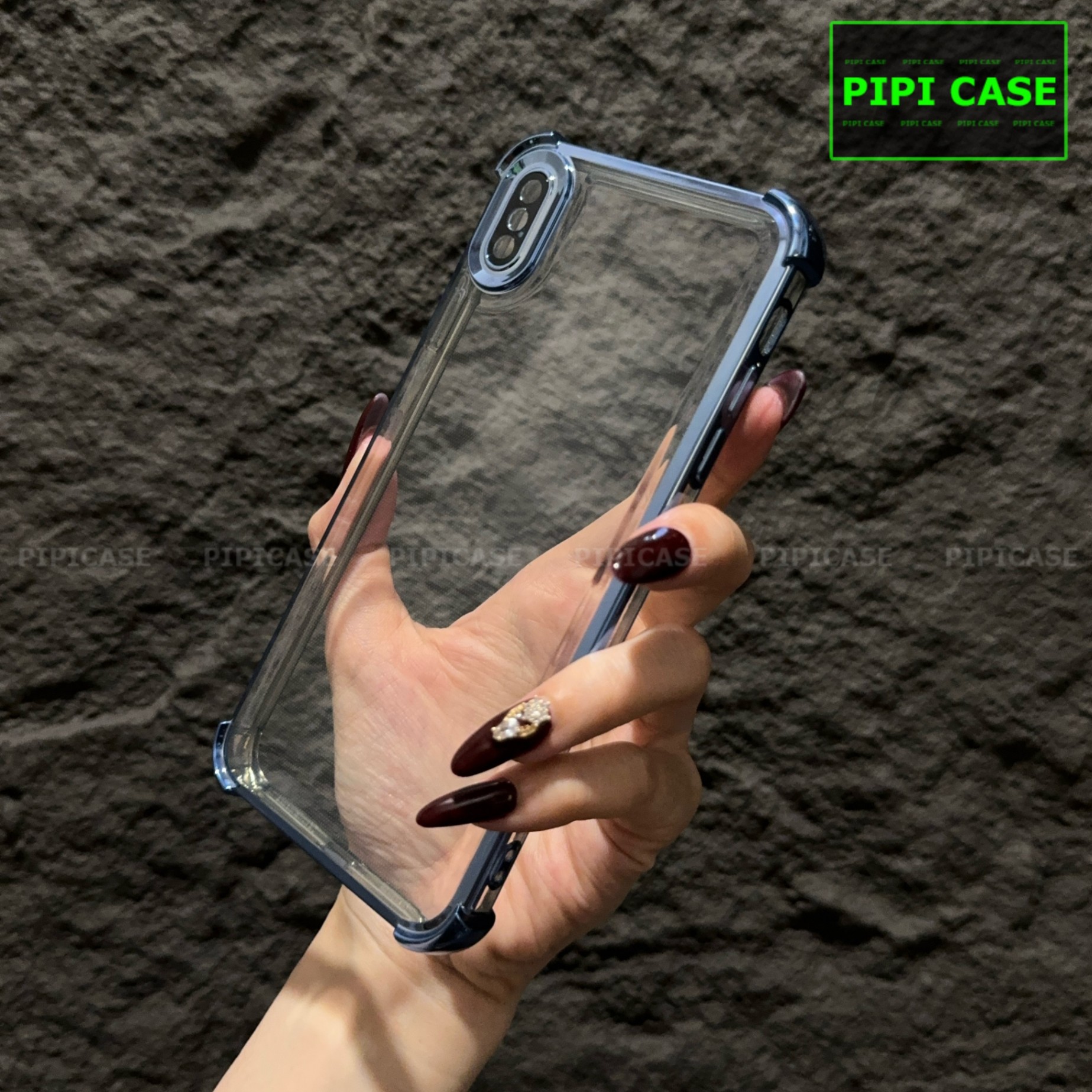 Ốp Lưng iPhone XS Max - Gu - Xanh Nhạt