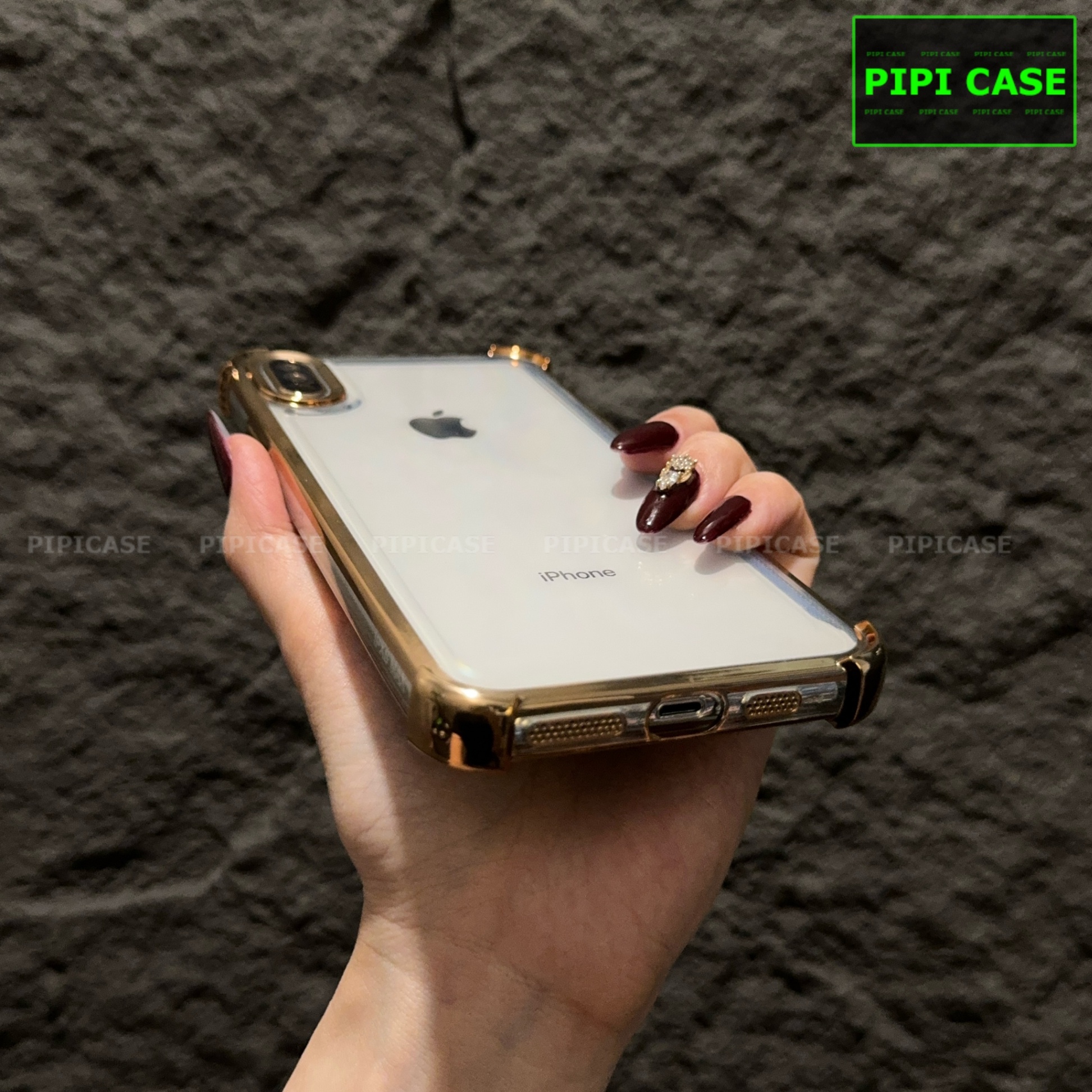 Ốp Lưng iPhone XS Max - Gu - Vàng