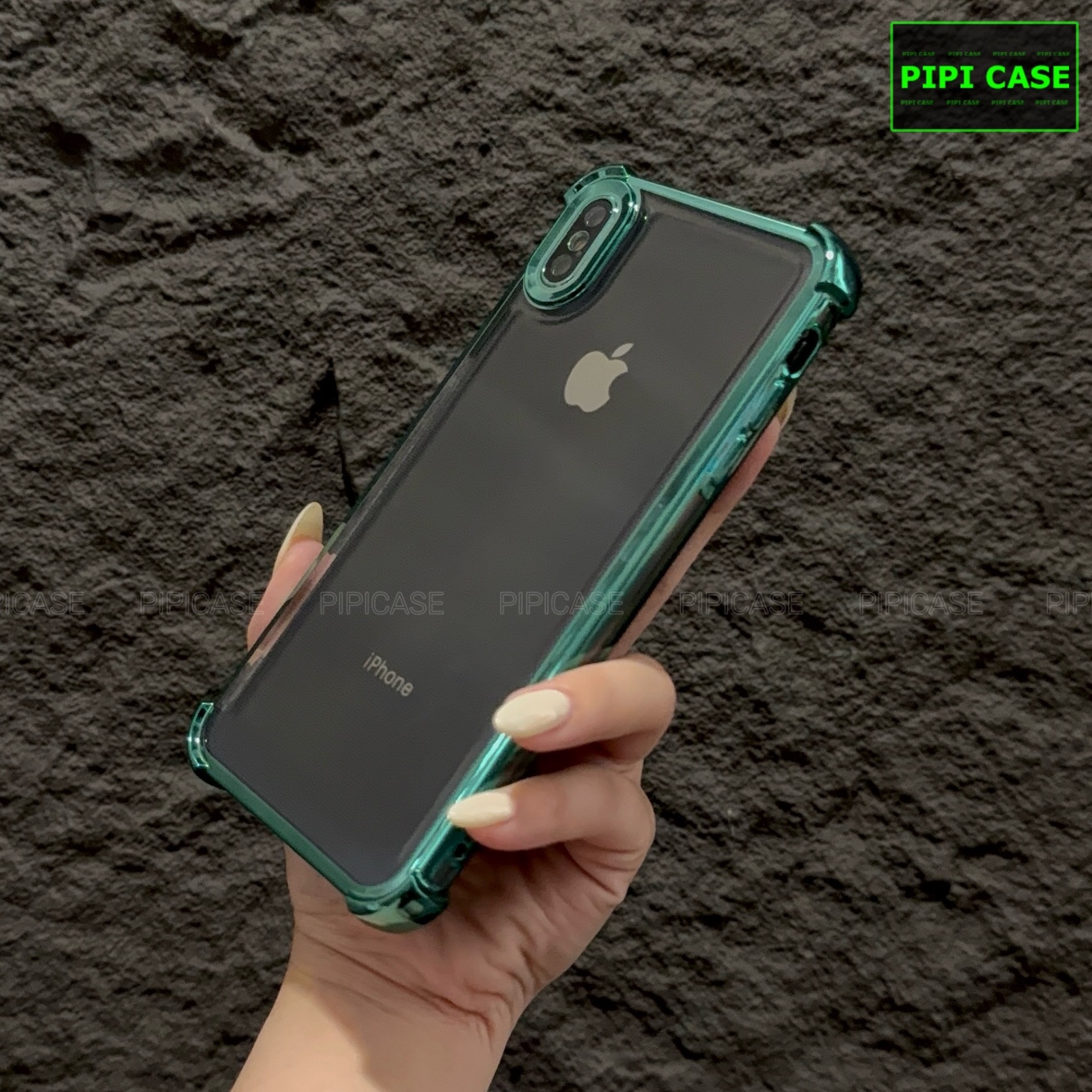 Ốp Lưng iPhone XS Max - Gu - Xanh Lá