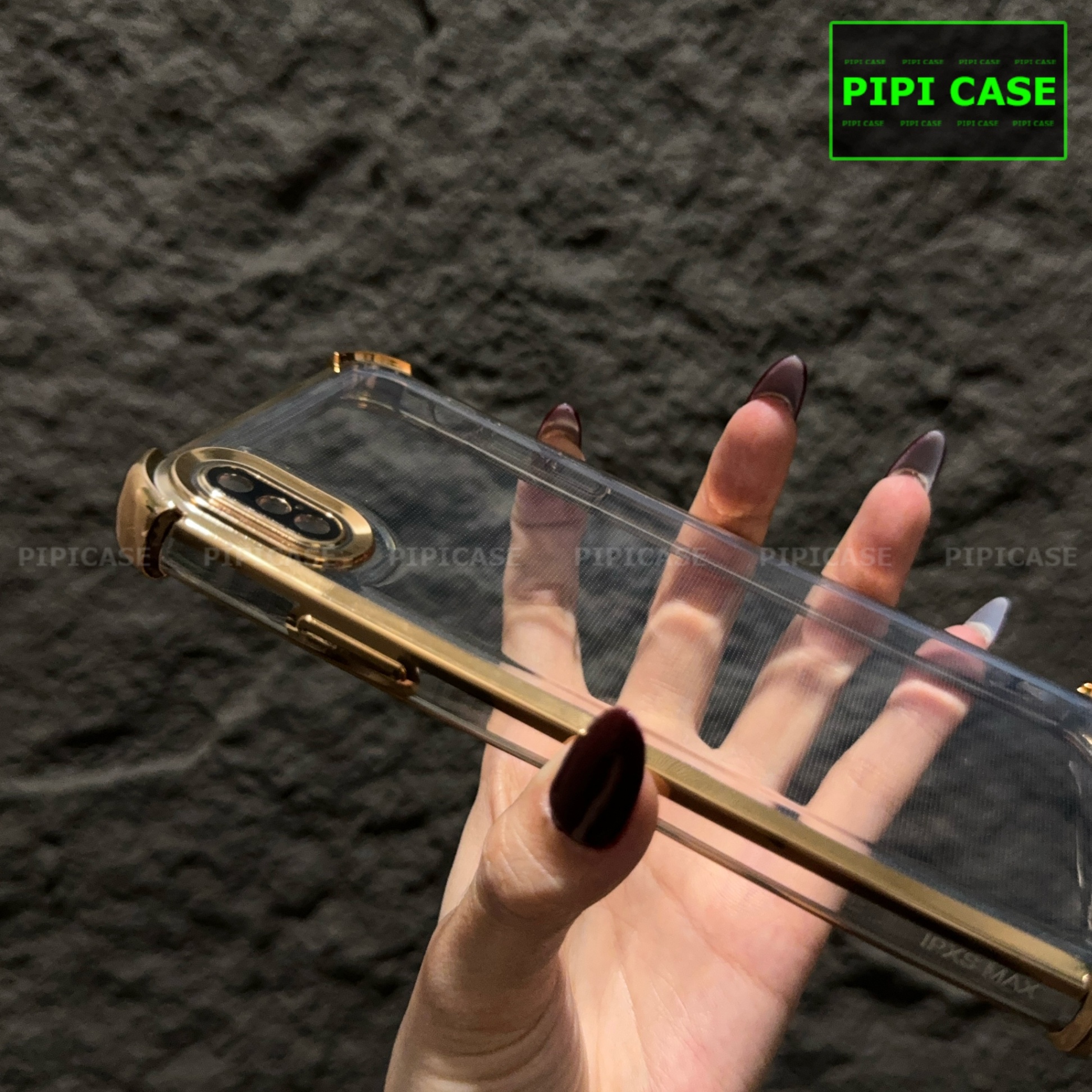 Ốp Lưng iPhone XS Max - Gu - Vàng