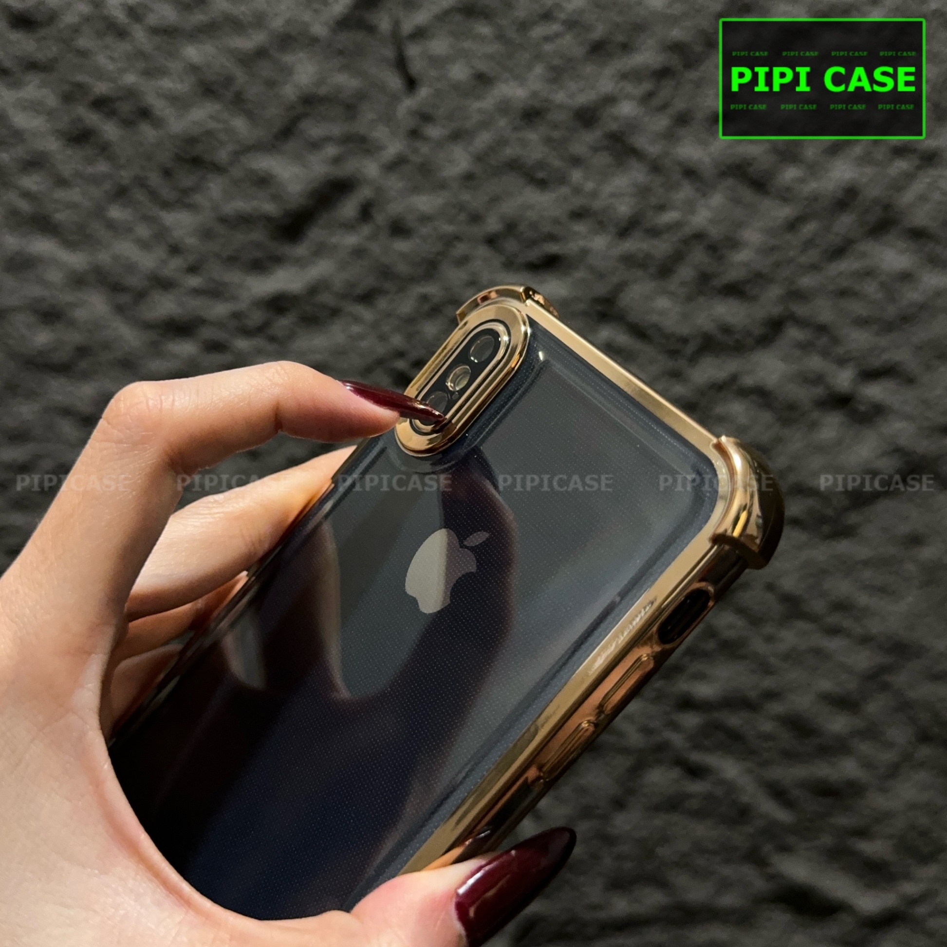 Ốp Lưng iPhone XS Max - Gu - Vàng