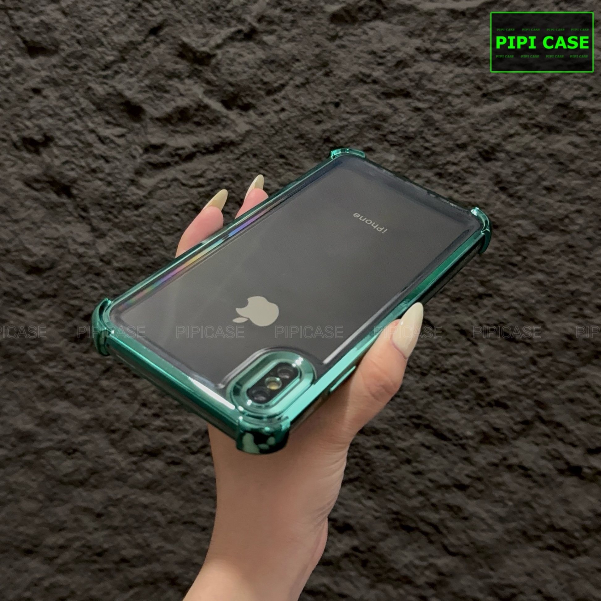 Ốp Lưng iPhone XS Max - Gu - Xanh Lá