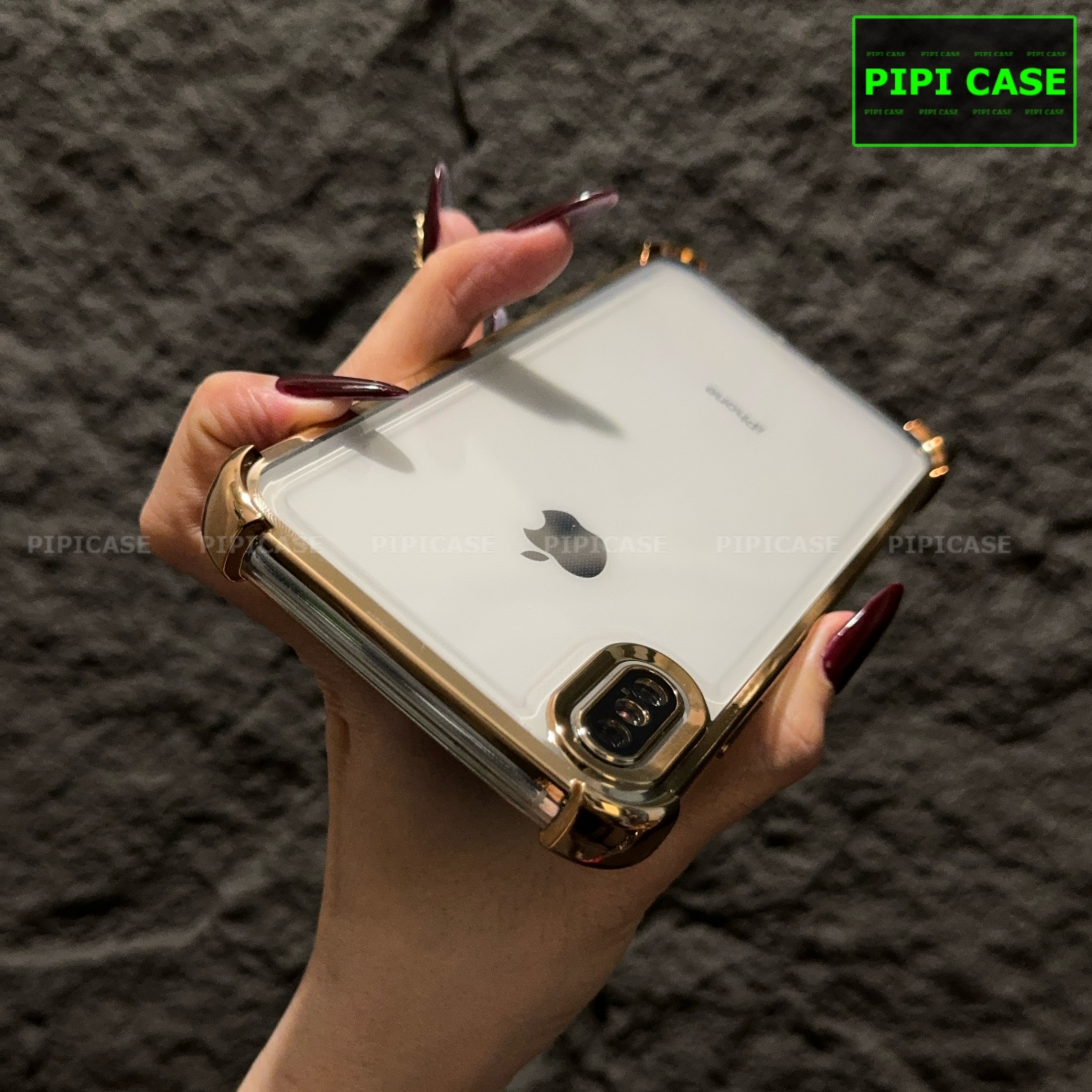 Ốp Lưng iPhone XS Max - Gu - Vàng