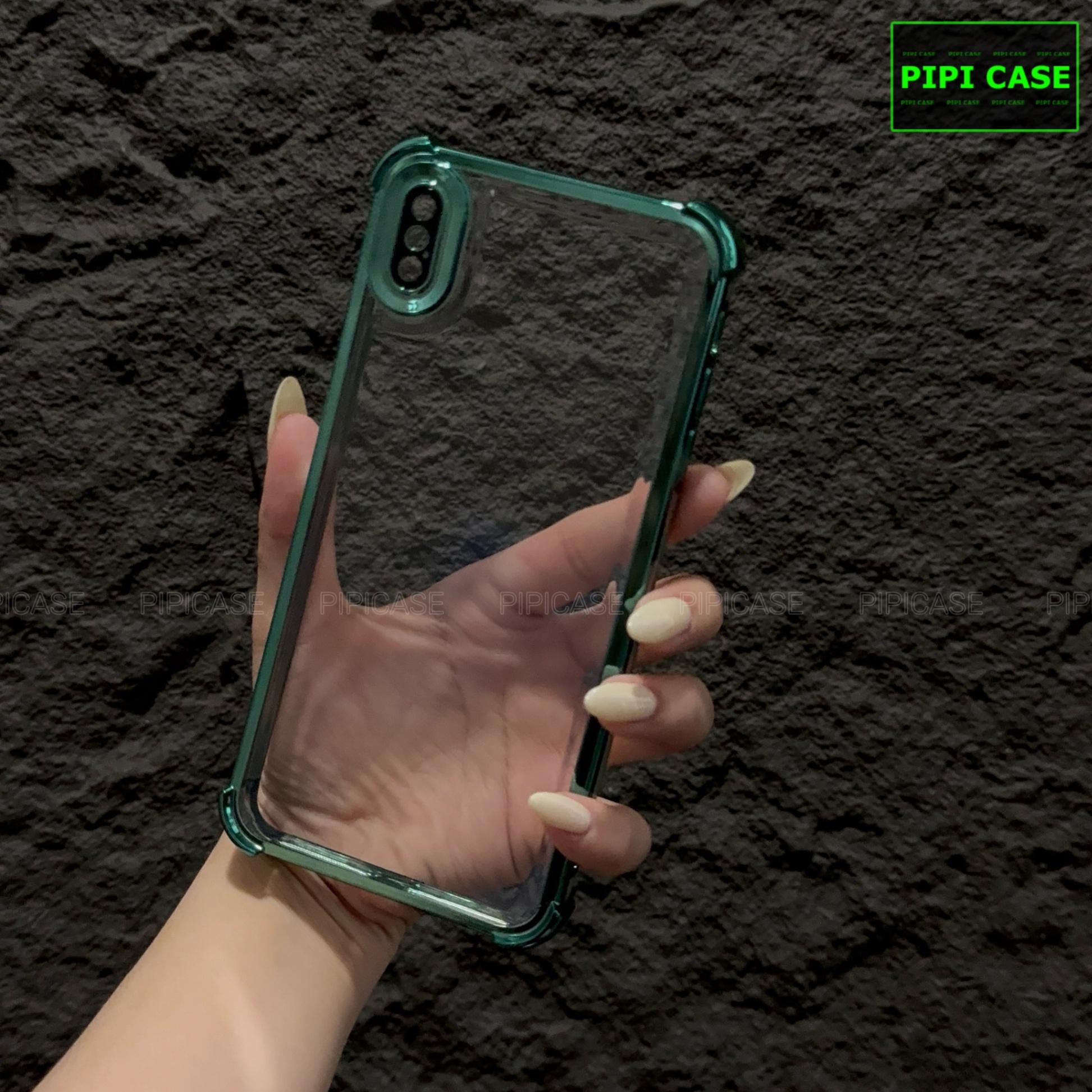 Ốp Lưng iPhone XS Max - Gu - Xanh Lá