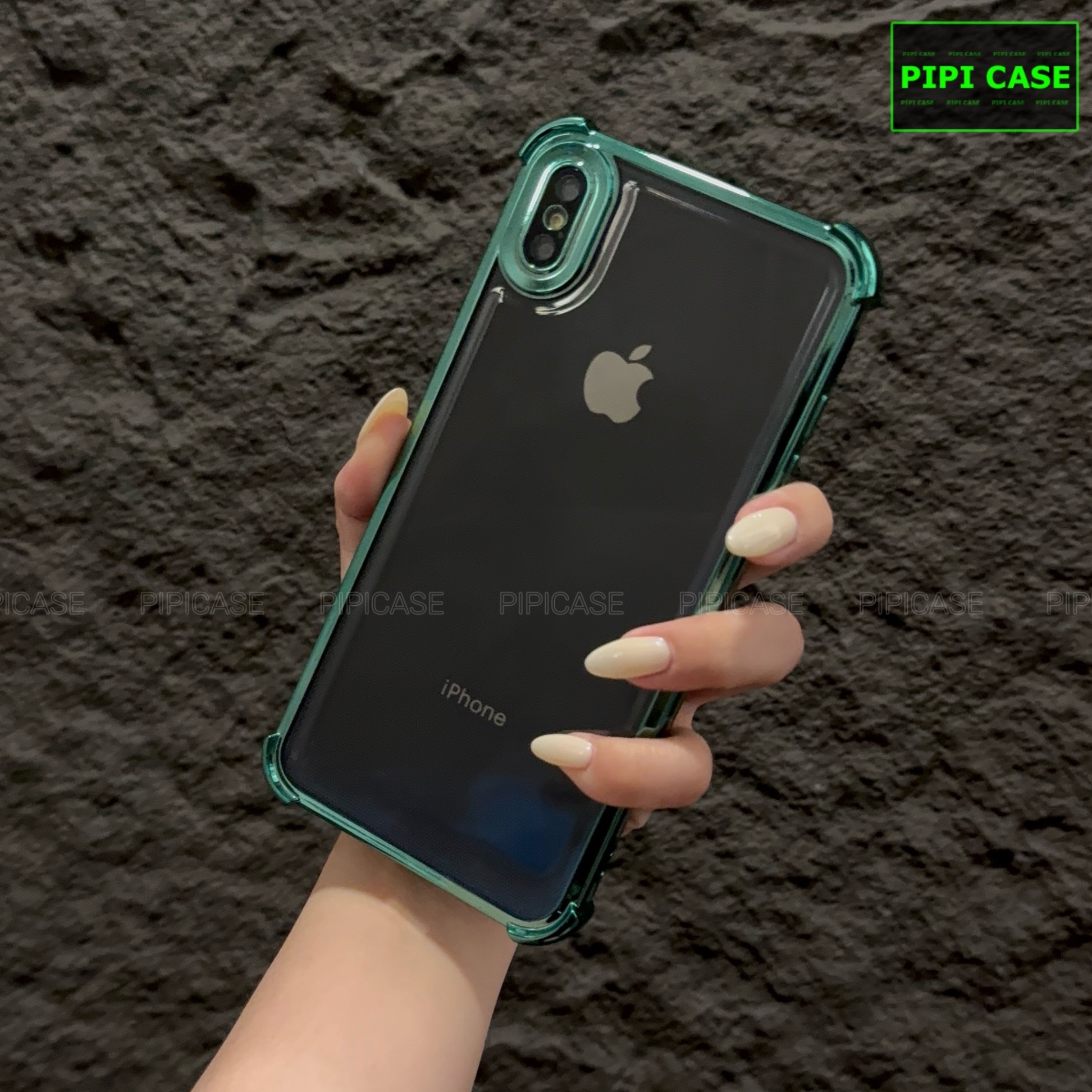 Ốp Lưng iPhone XS Max - Gu - Xanh Lá