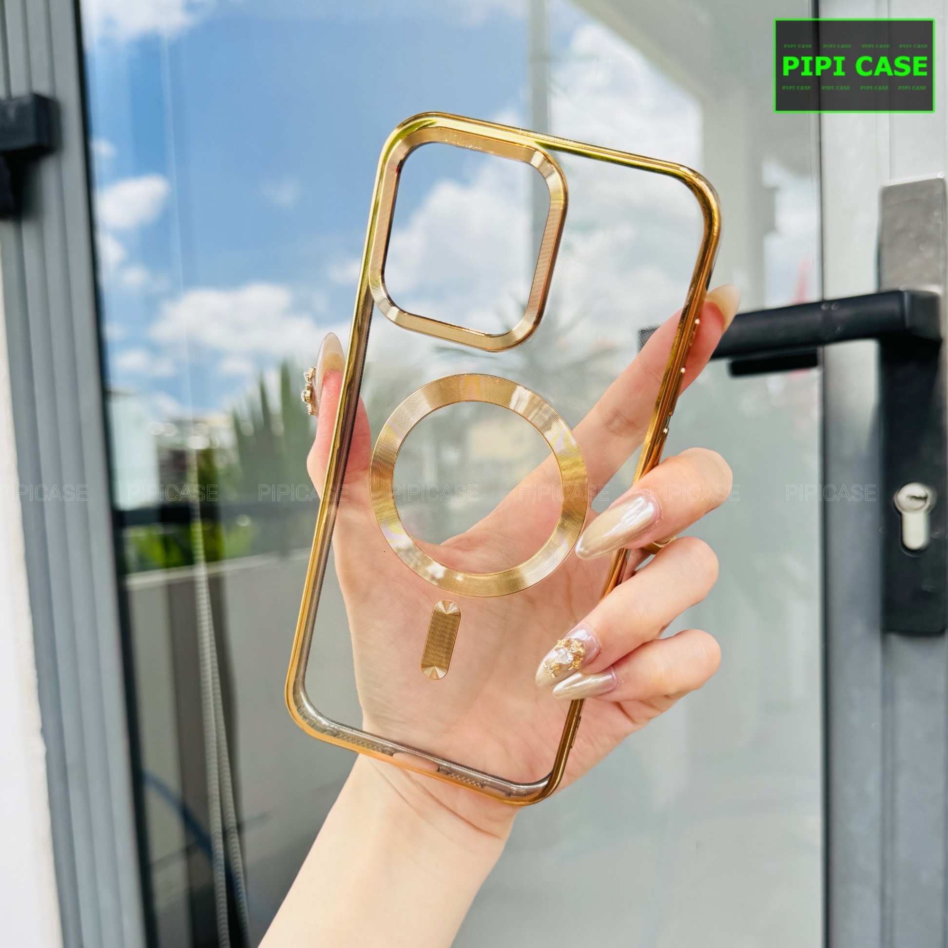 Ốp Lưng iPhone 16 Pro Max - Ticker - Vàng