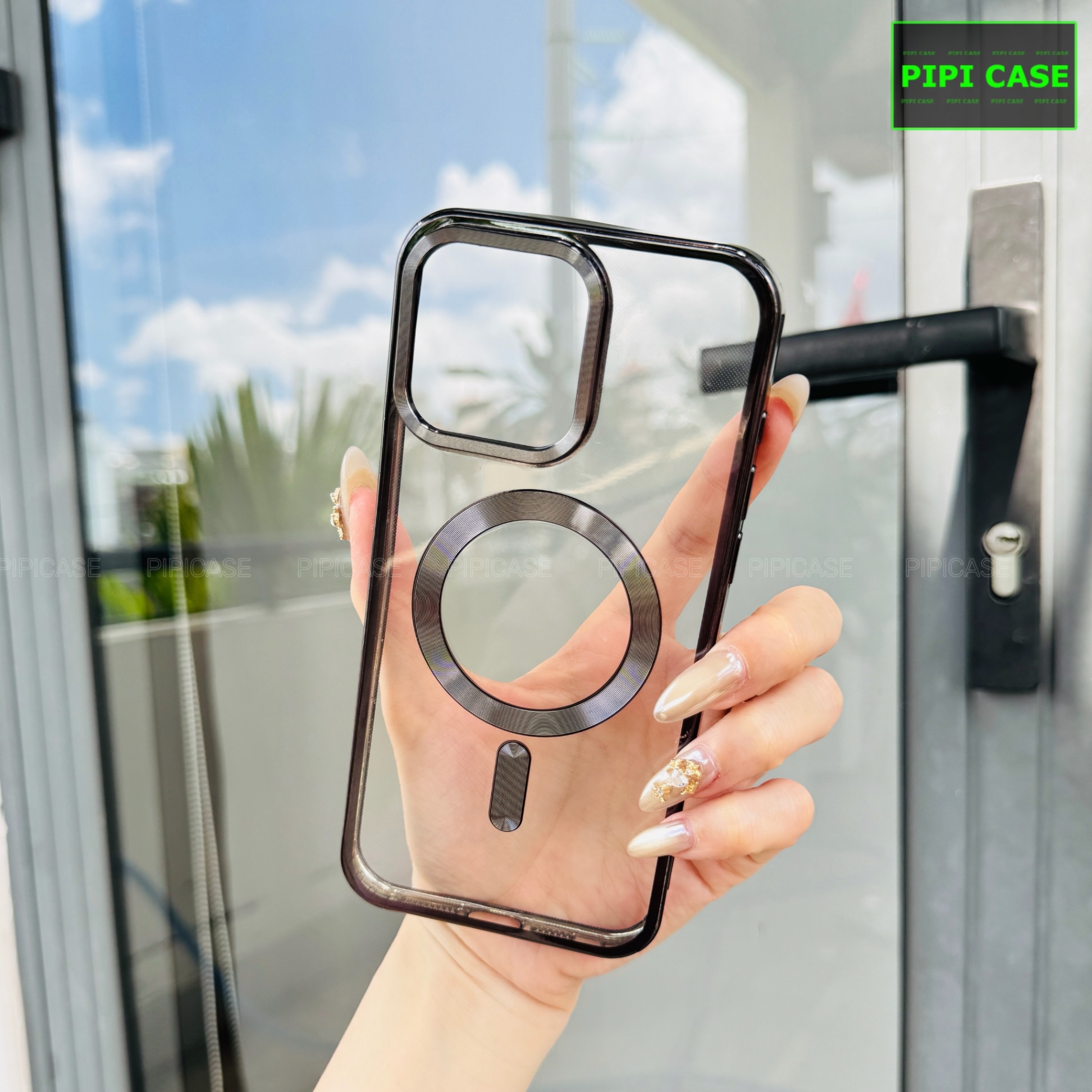 Ốp Lưng iPhone 16 Pro Max - Ticker - Đen