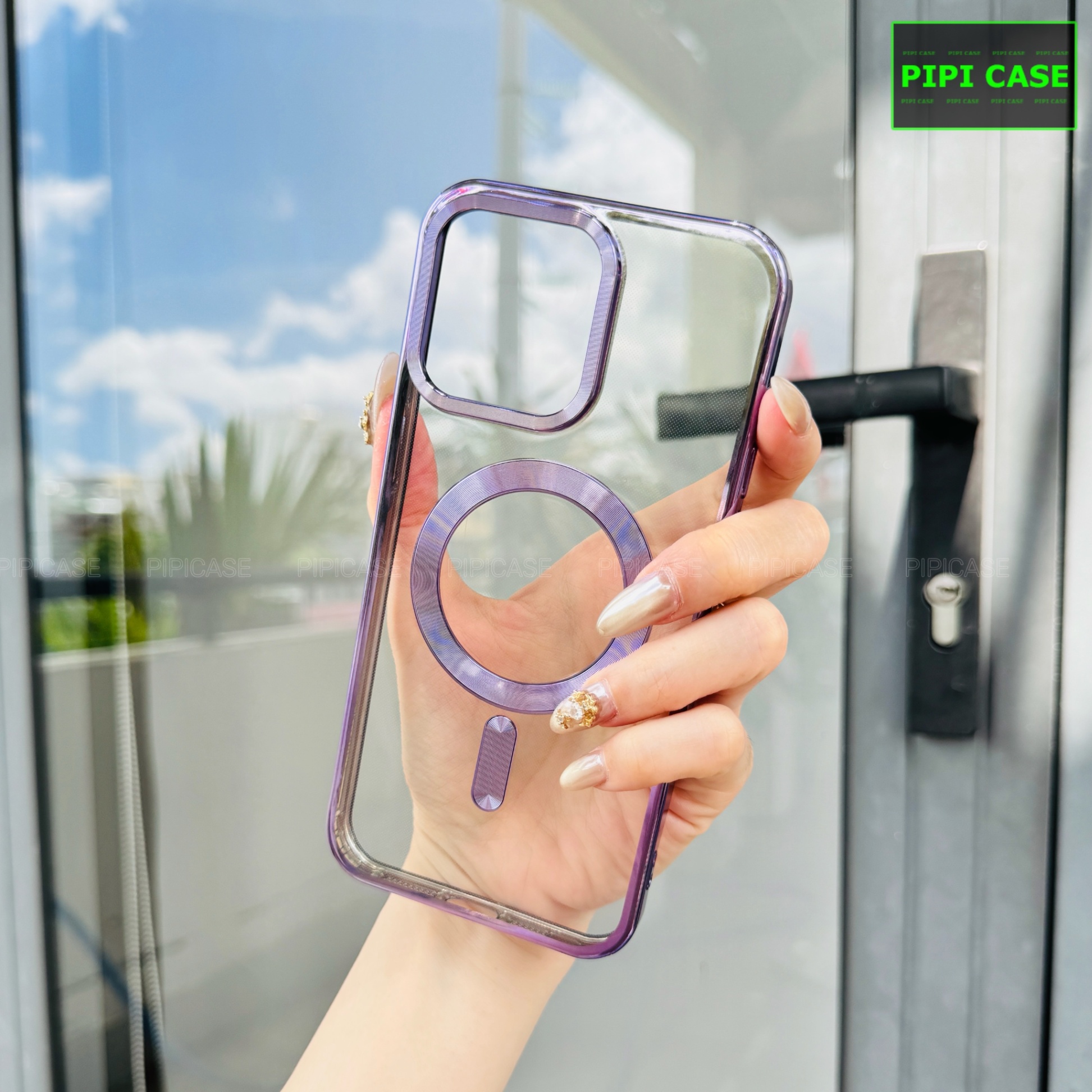 Ốp Lưng iPhone 16 Pro Max - Ticker - Tím