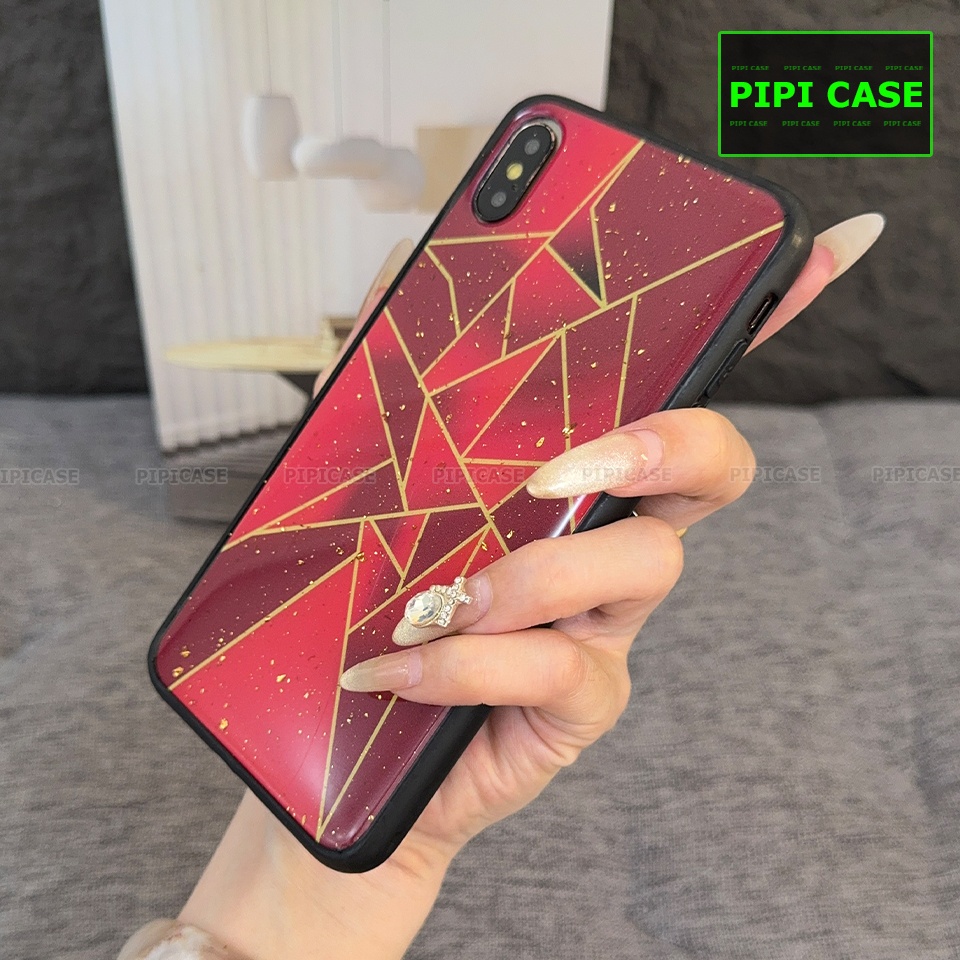 Ốp Lưng iPhone XS Max - Ngôi Sao - Đỏ