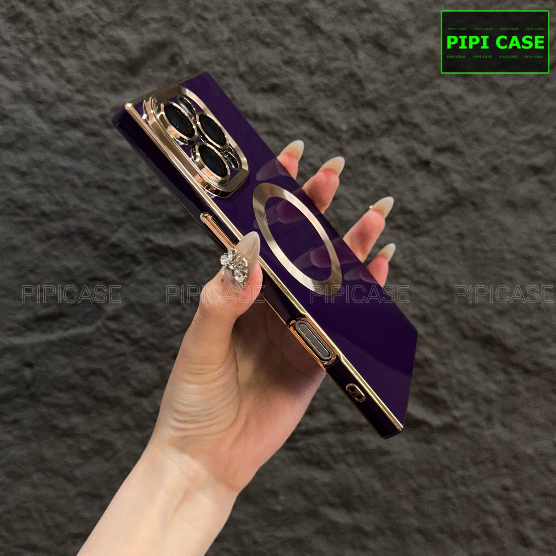 Ốp Lưng iPhone 16 Pro Max - Syn - Tím Đậm