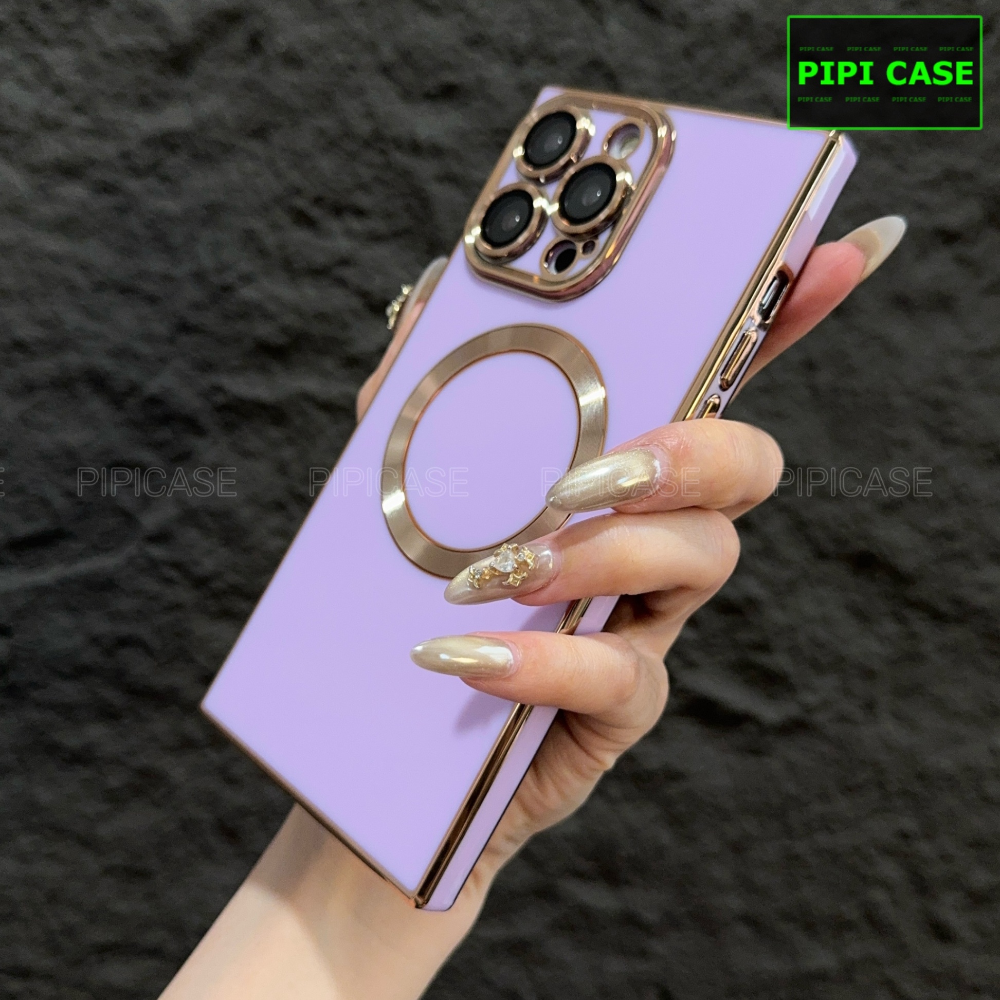 Ốp Lưng iPhone 15 Pro Max - Syn - Tím Nhạt