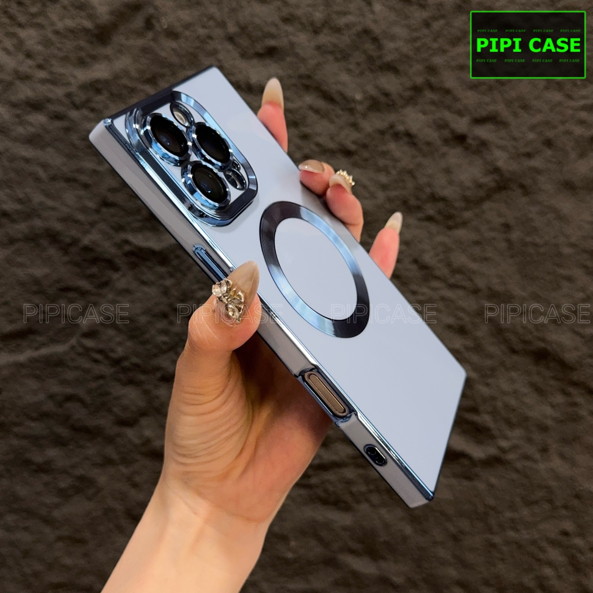 Ốp Lưng iPhone 16 Pro Max - Syn - Xanh Nhạt