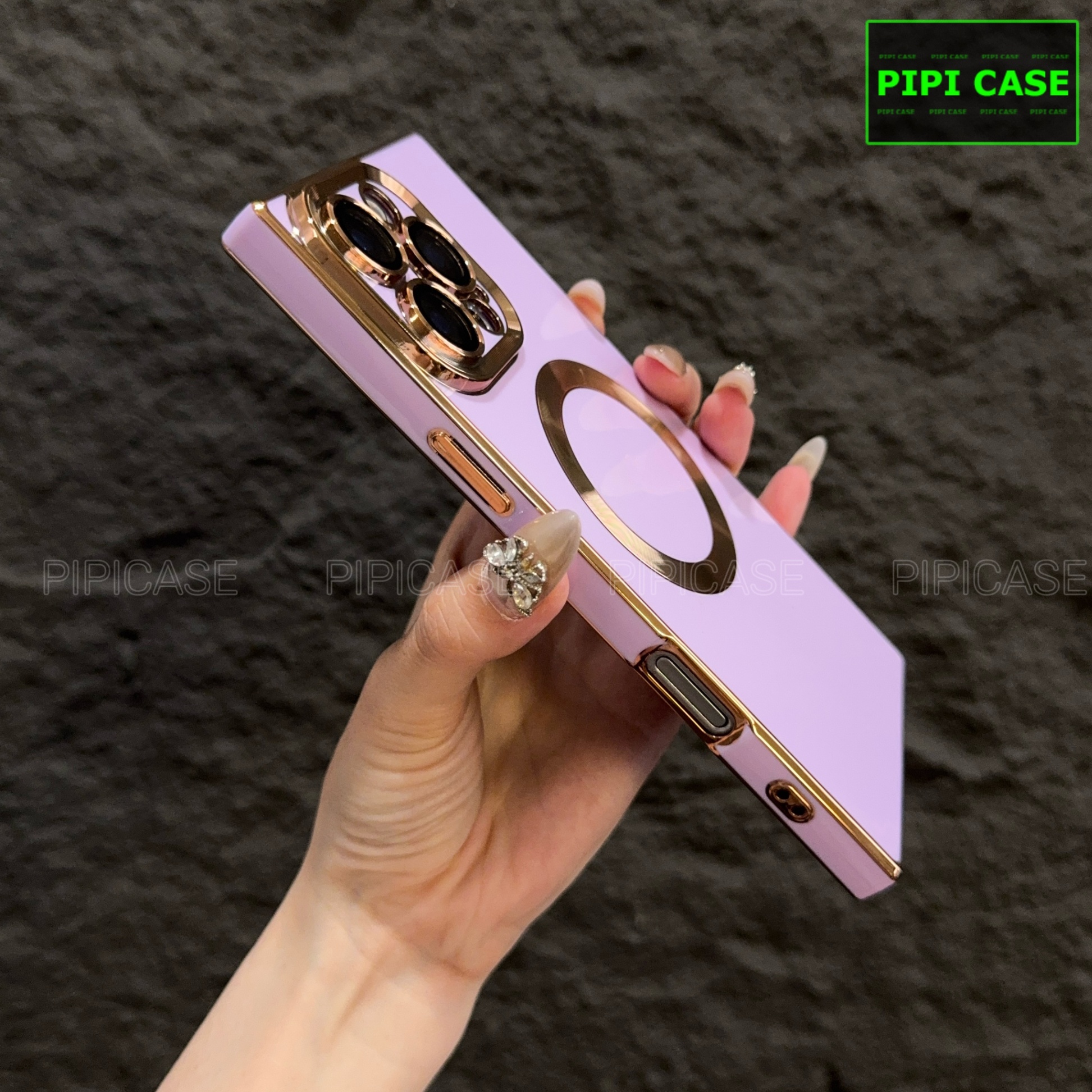 Ốp Lưng iPhone 16 Pro Max - Syn - Tím Nhạt
