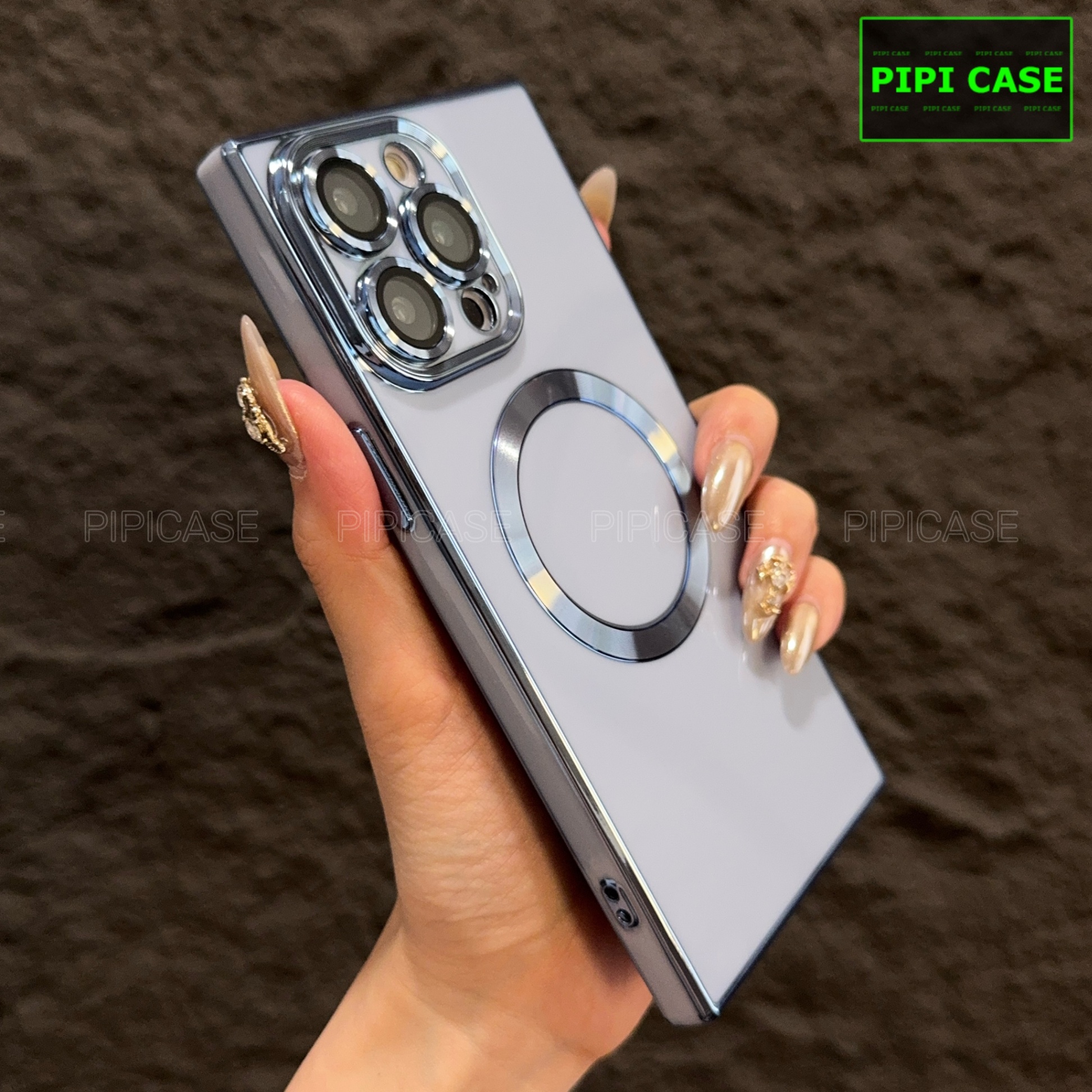 Ốp Lưng iPhone 15 Pro Max - Syn - Xanh Nhạt