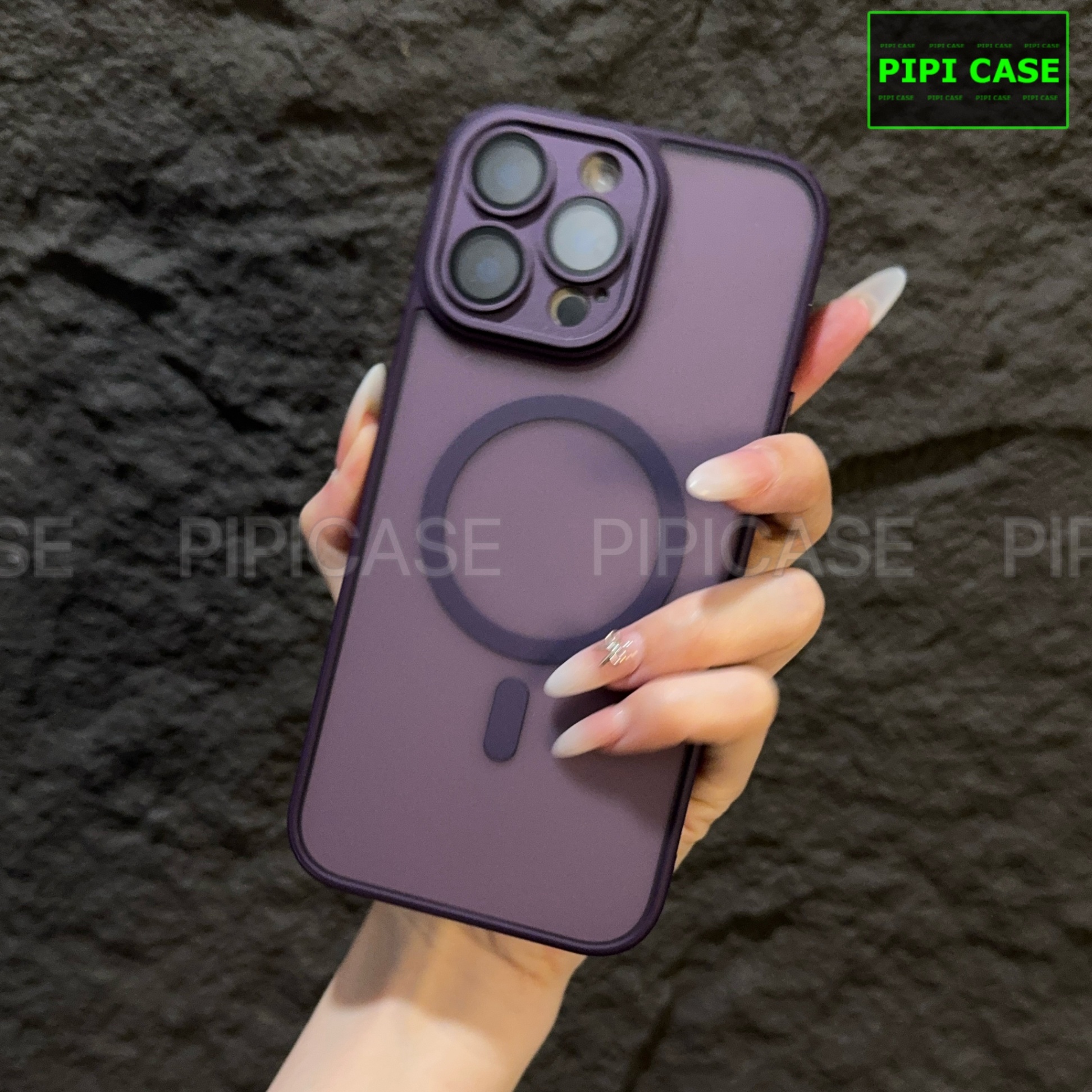 Ốp Lưng iPhone 16 Pro Max - Kao - Tím Đậm