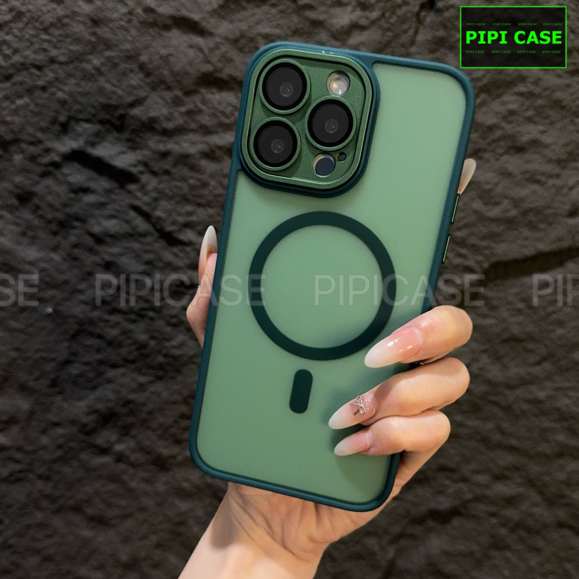 Ốp Lưng iPhone 14 Pro Max - Kao - Xanh Lá