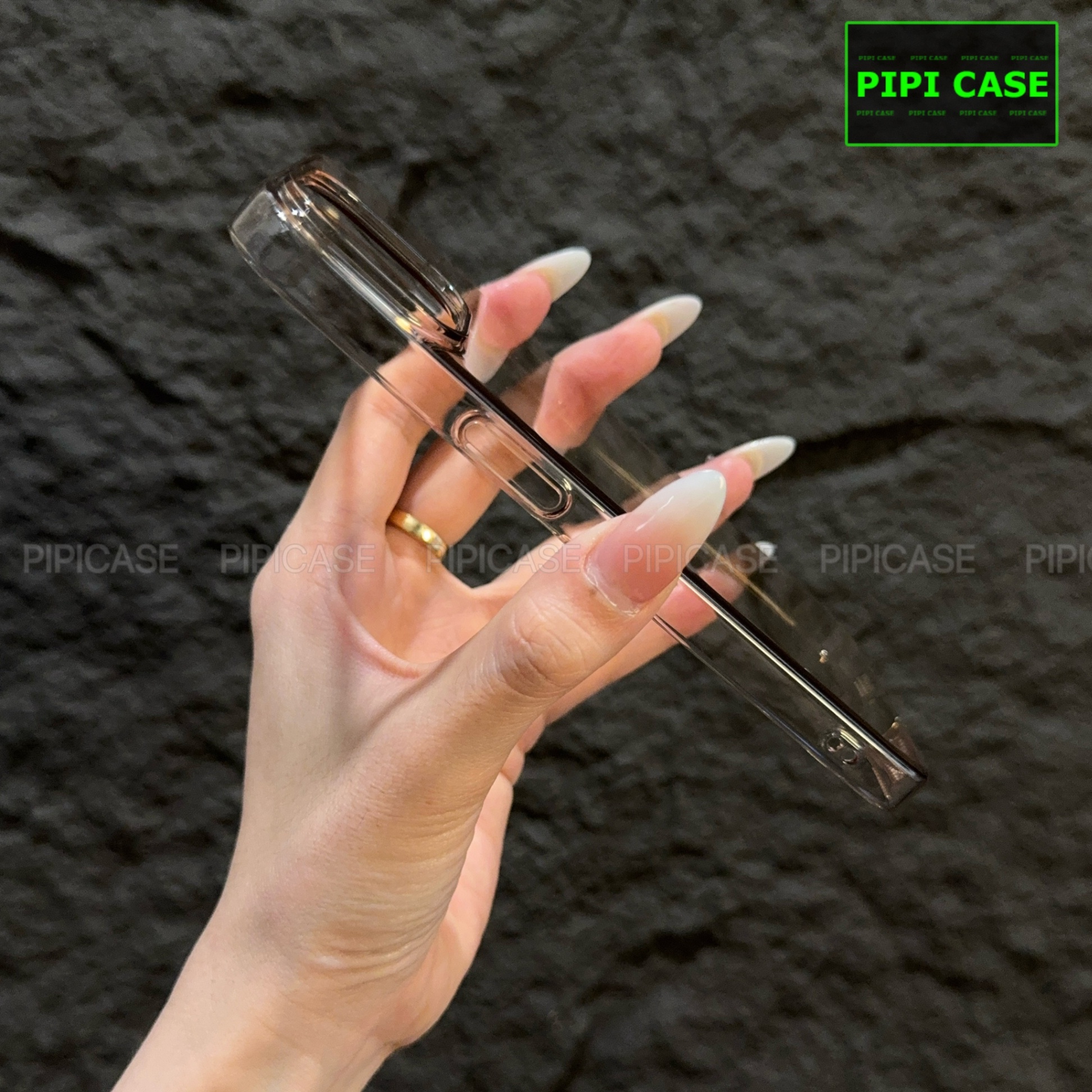 Ốp Lưng iPhone 12 - Vic - Hồng