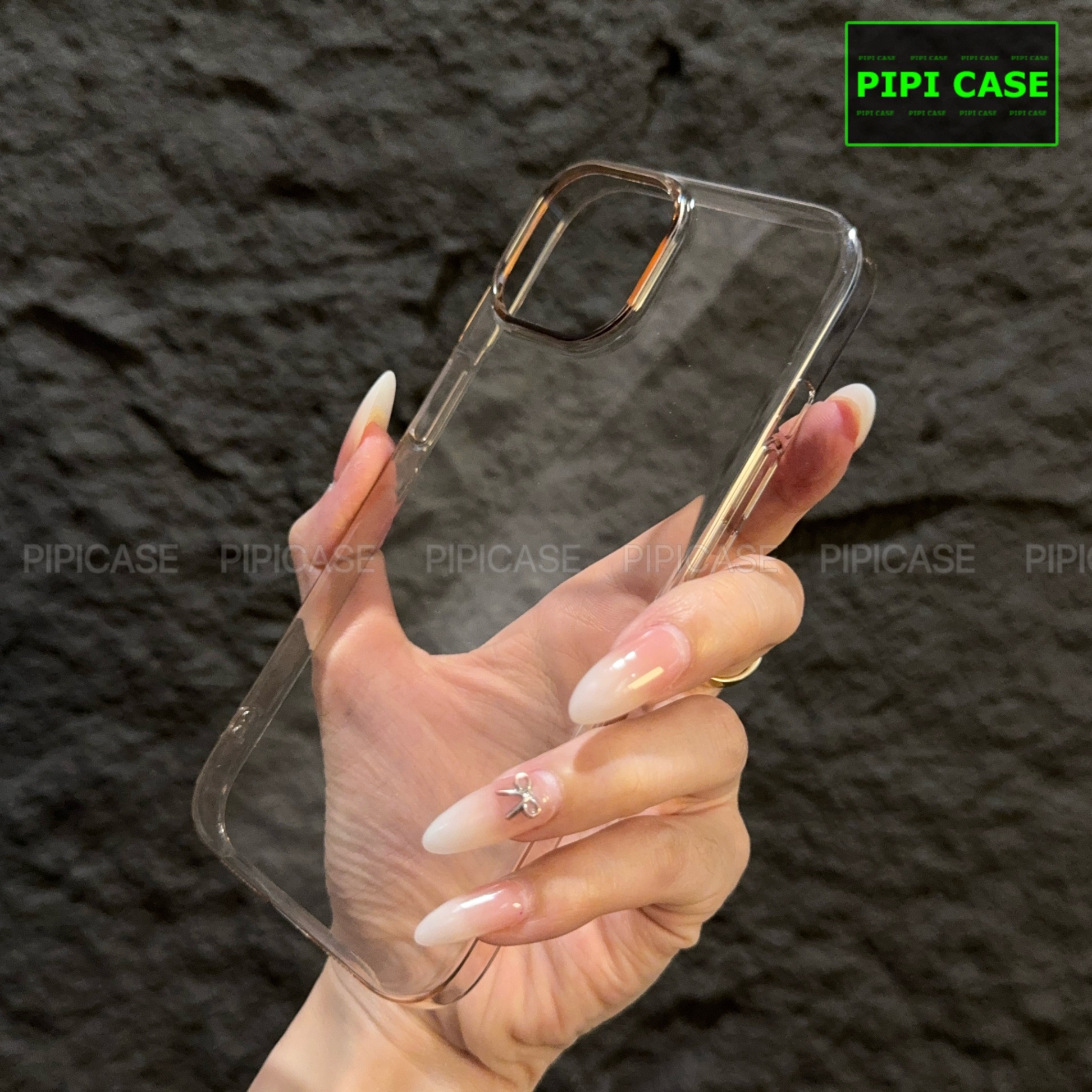 Ốp Lưng iPhone 12 - Vic - Hồng