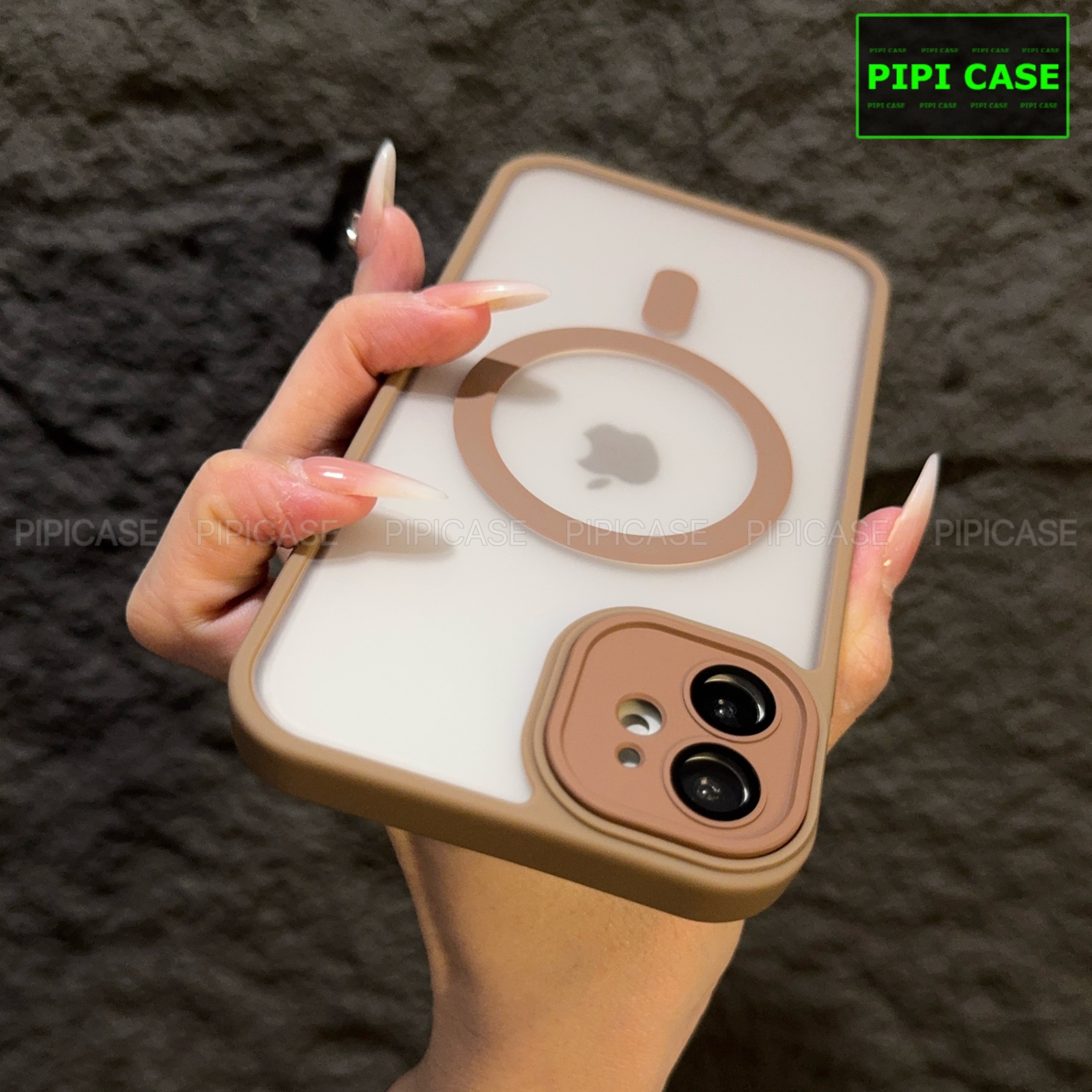 Ốp Lưng iPhone 11 - Kao - Nâu