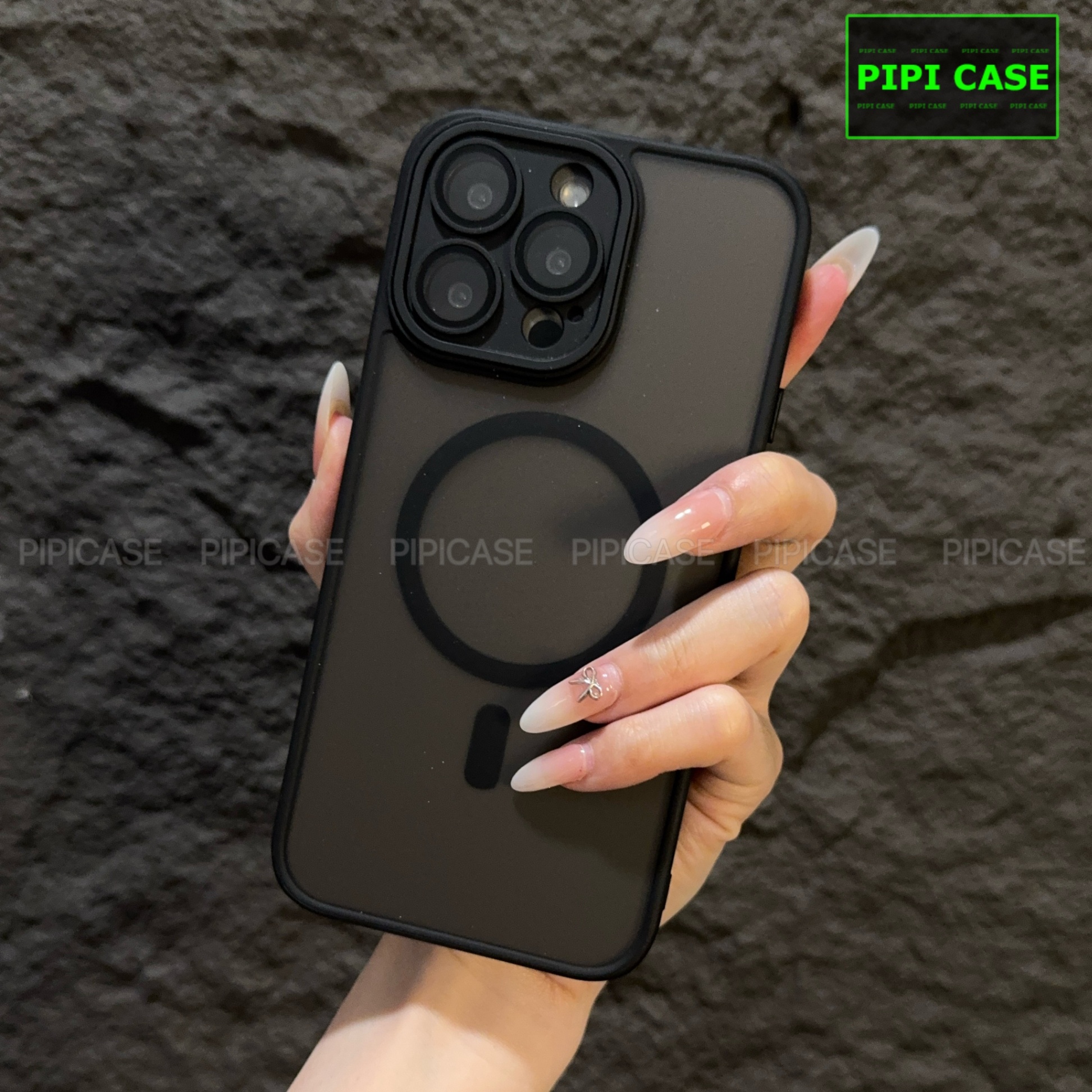 Ốp Lưng iPhone 14 Pro Max - Kao - Đen