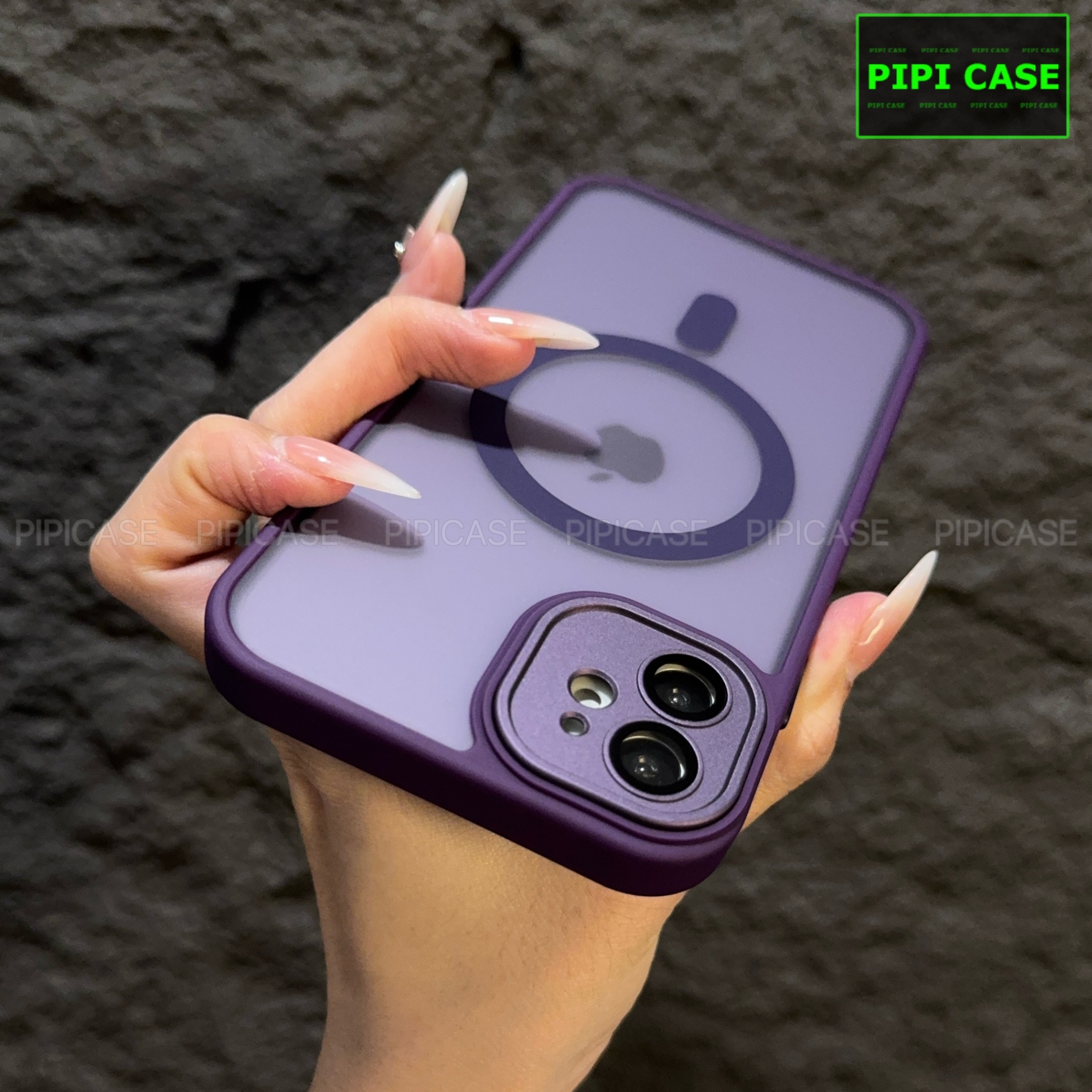 Ốp Lưng iPhone 11 - Kao - Tím Đậm
