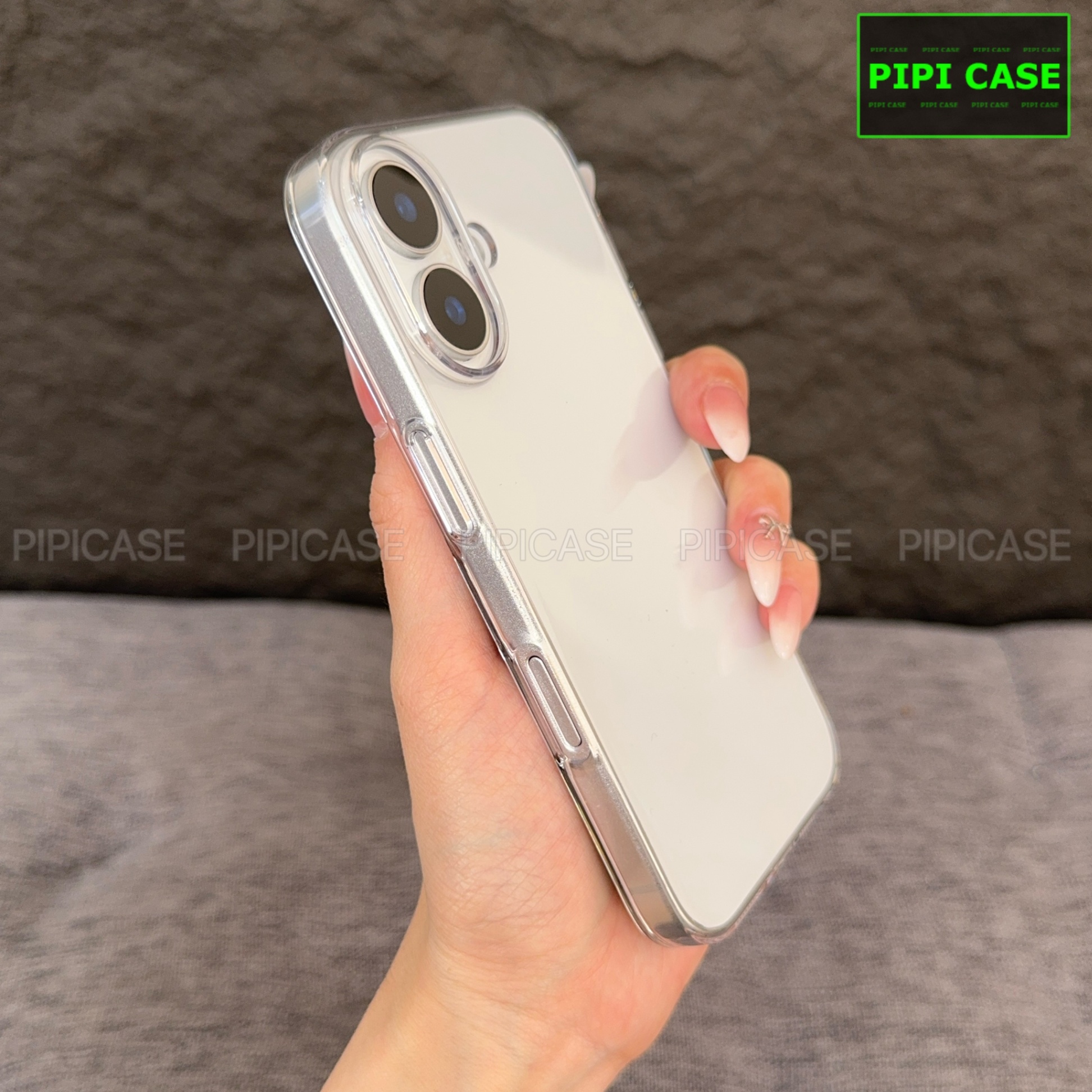 Ốp Lưng iPhone 16 - Vic - Trắng