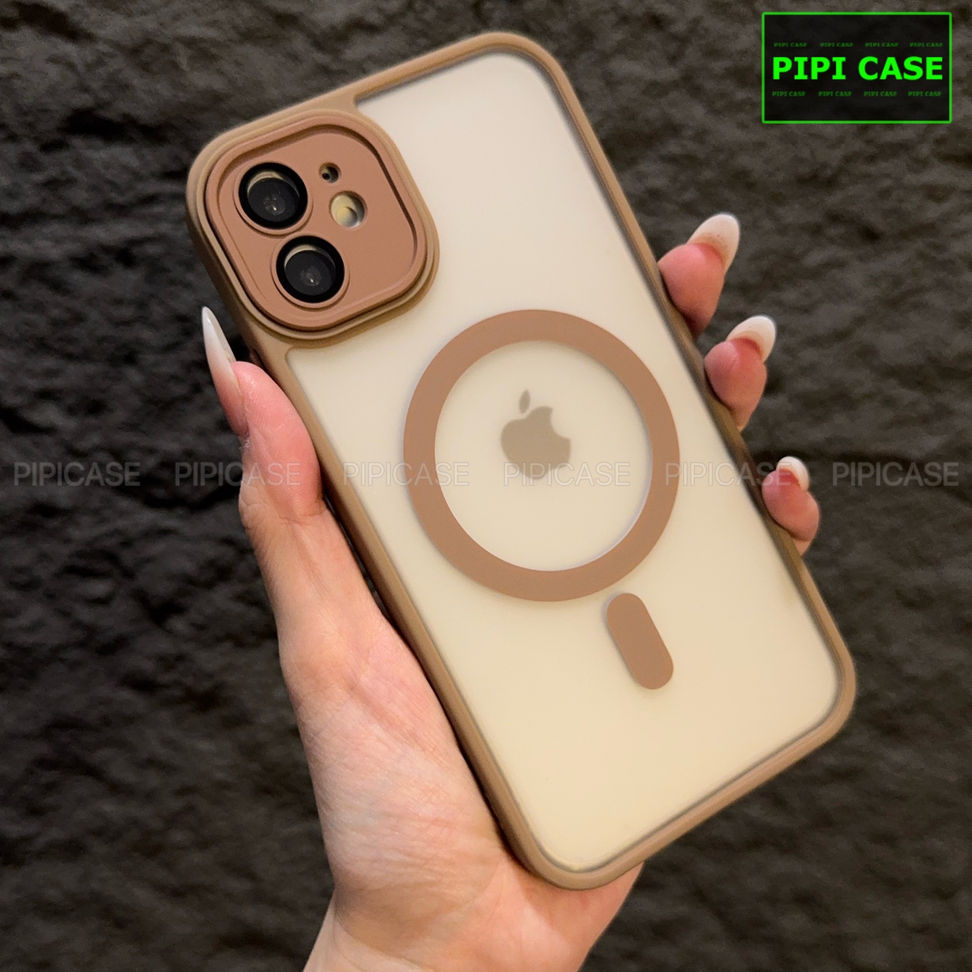 Ốp Lưng iPhone 11 - Kao - Nâu