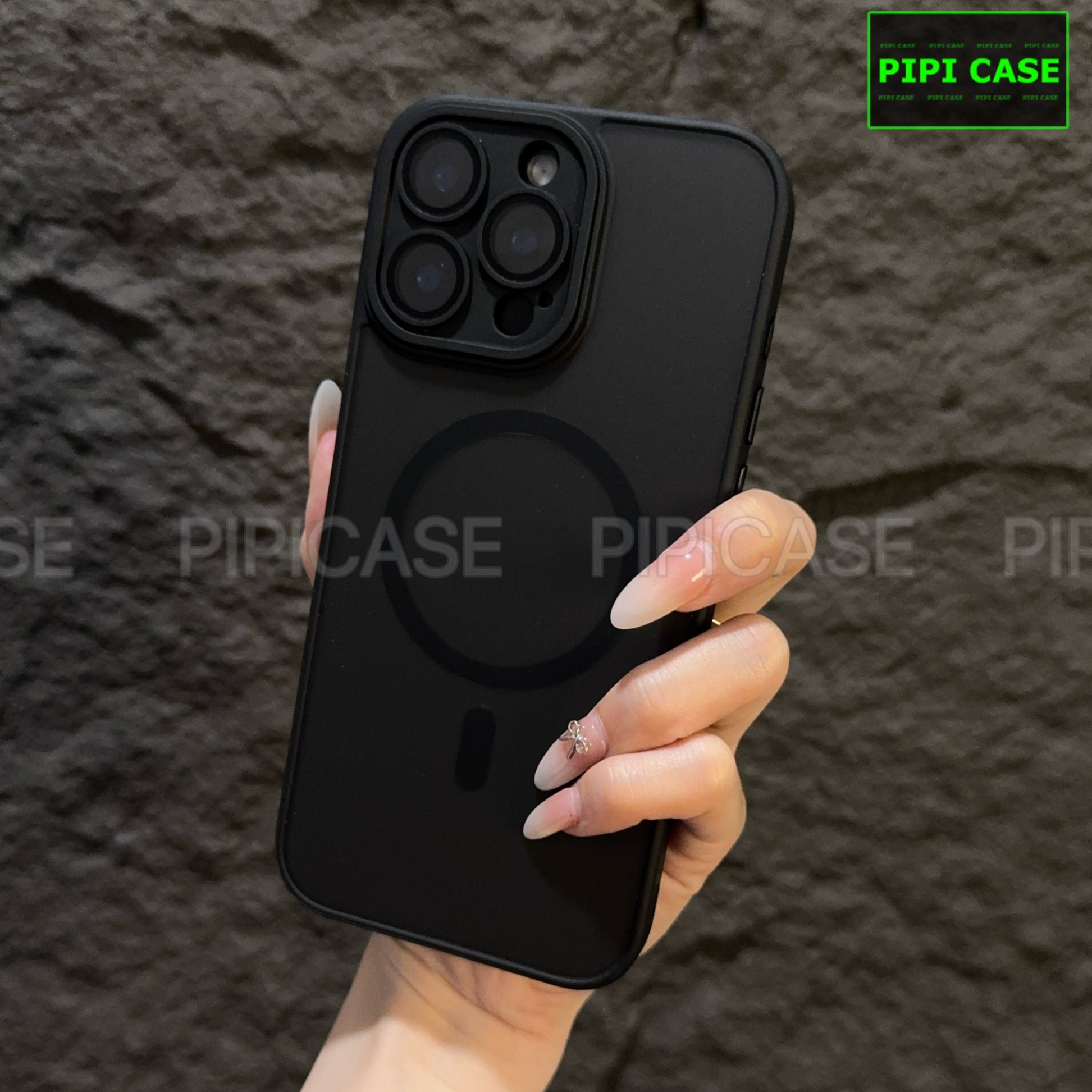 Ốp Lưng iPhone 14 Pro Max - Kao - Đen