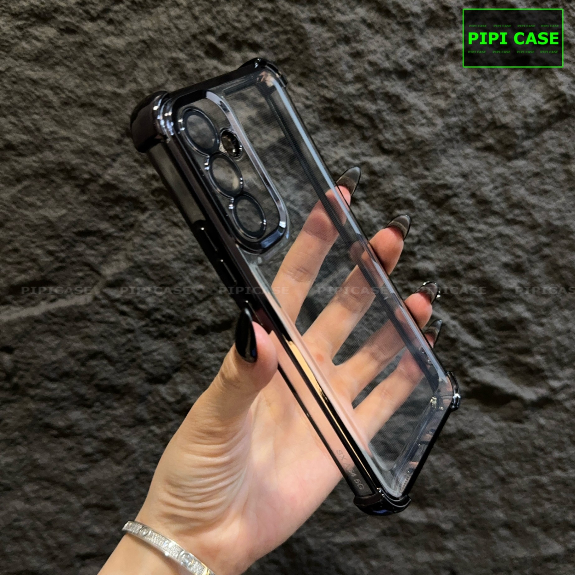 Ốp Lưng Samsung A54 - Gu - Đen