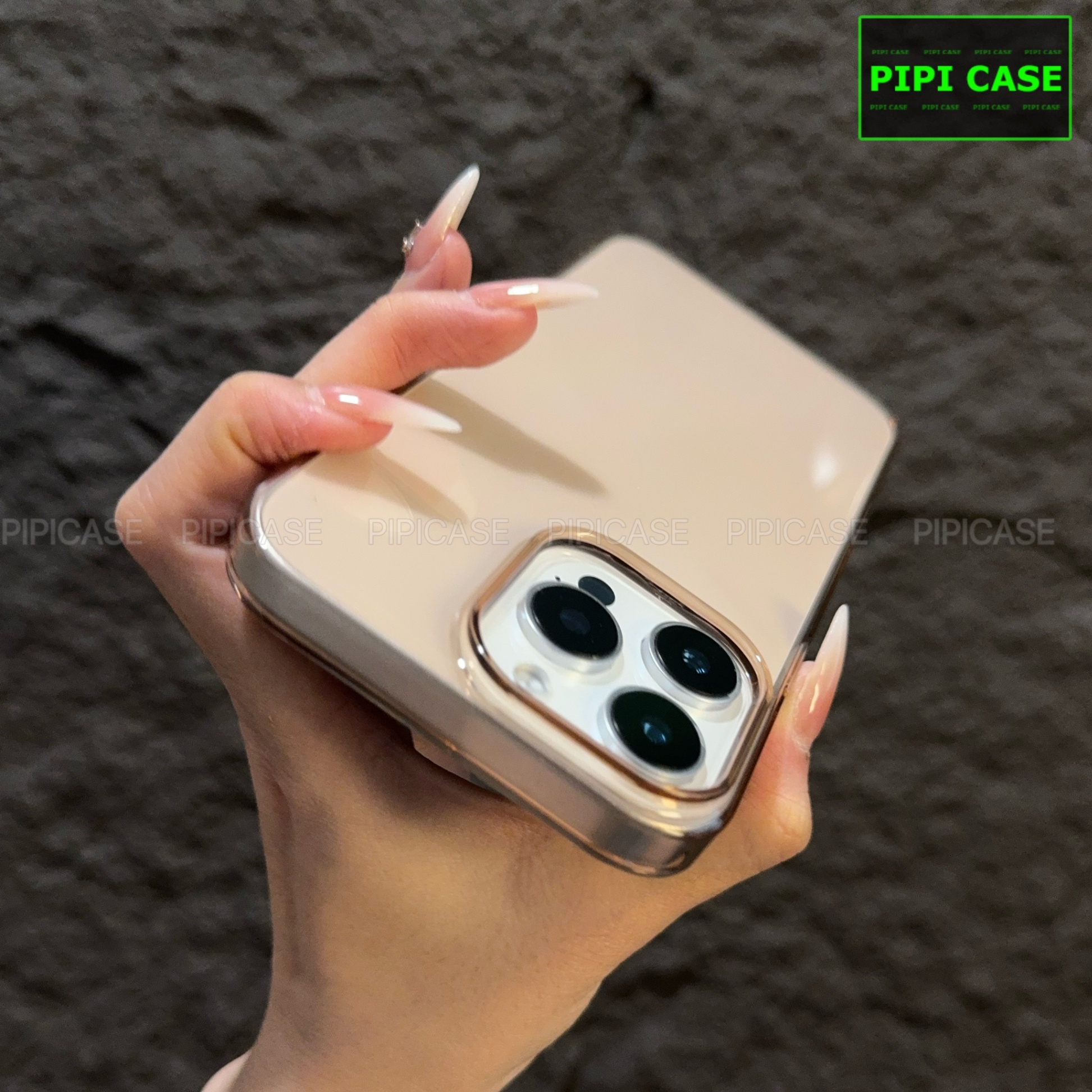 Ốp Lưng iPhone 16 Pro - Vic - Hồng