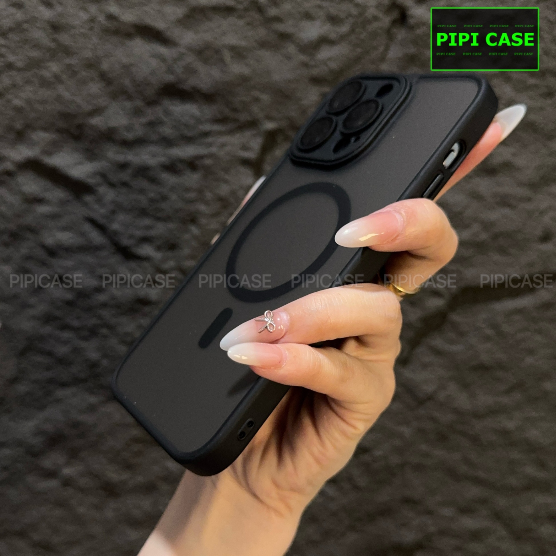 Ốp Lưng iPhone 14 Pro Max - Kao - Đen