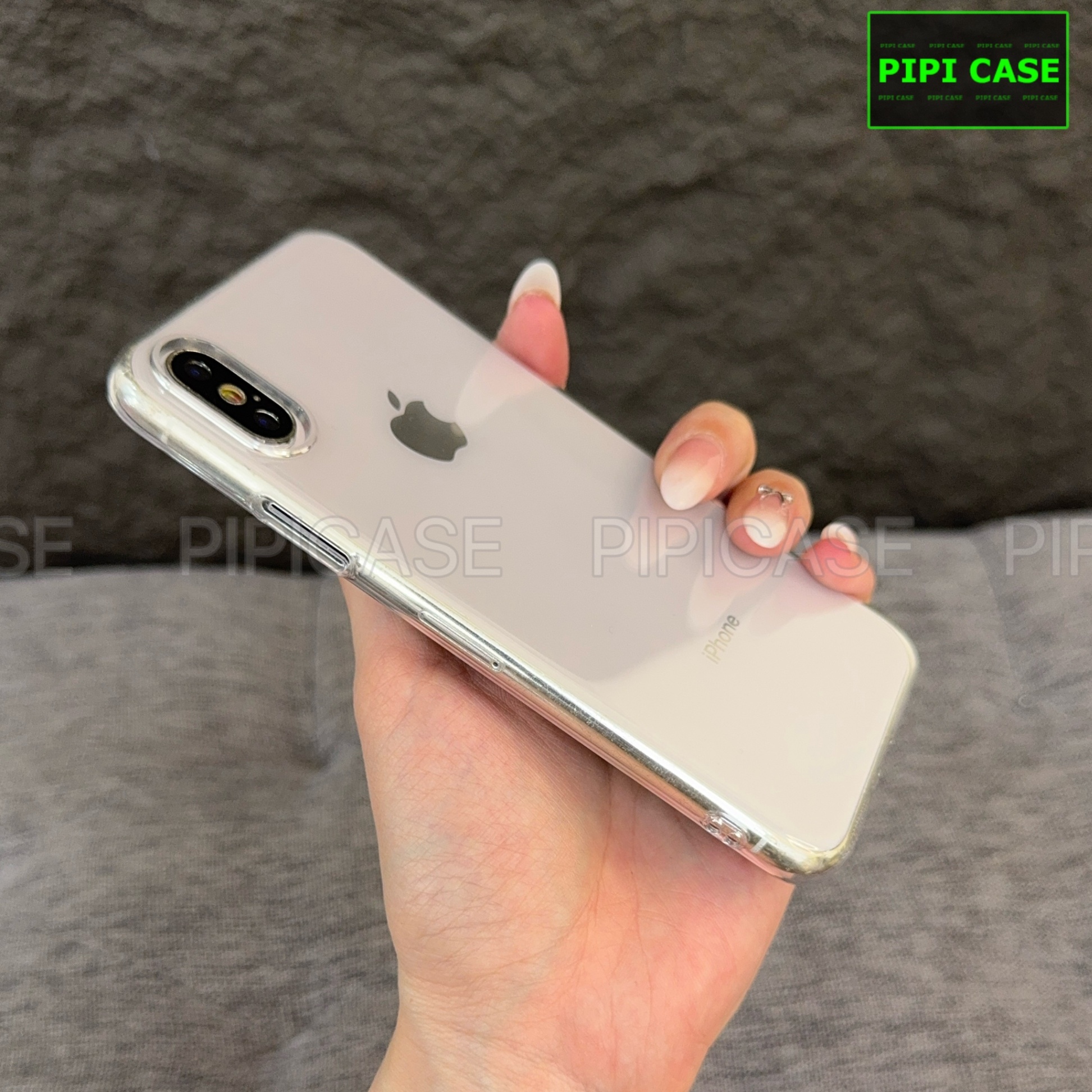 Ốp Lưng iPhone XS Max - Vic - Trắng
