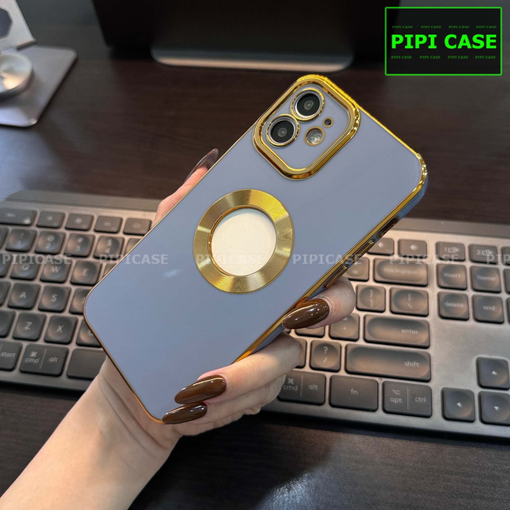 Ốp Lưng iPhone 11 - Pandora - Xám