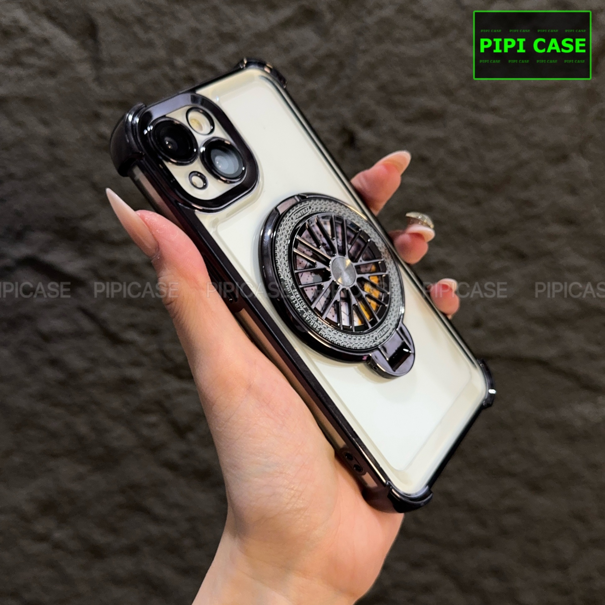 Ốp Lưng iPhone 13 - AB - Đen