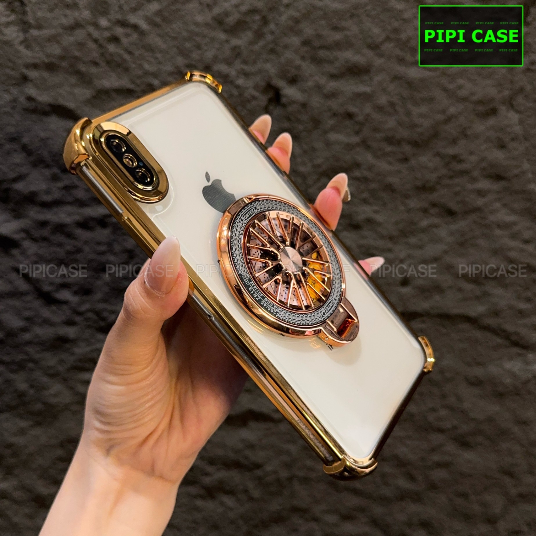 Ốp Lưng iPhone XS Max - AB - Vàng