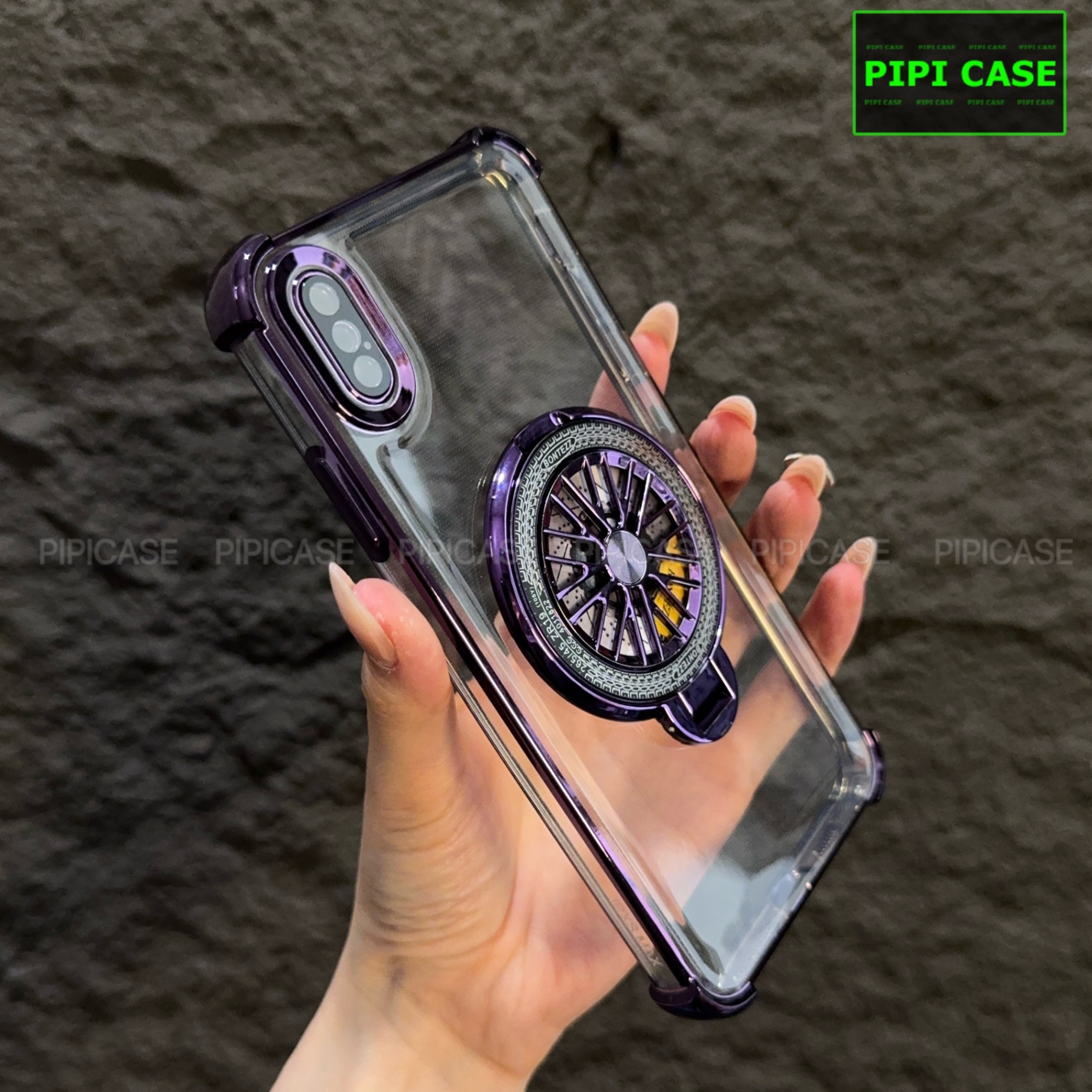 Ốp Lưng iPhone XS Max - AB - Tím