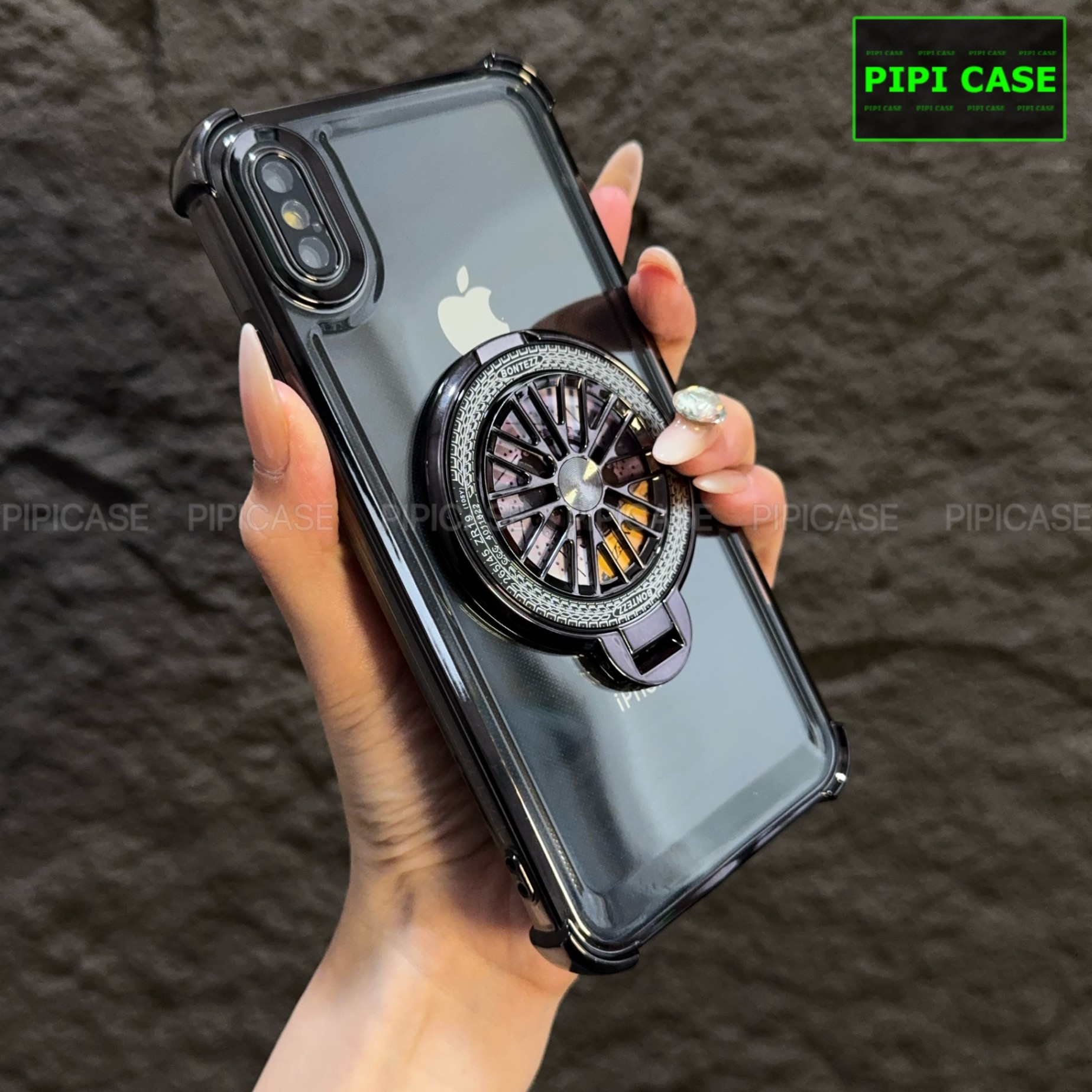 Ốp Lưng iPhone XS Max - AB - Đen